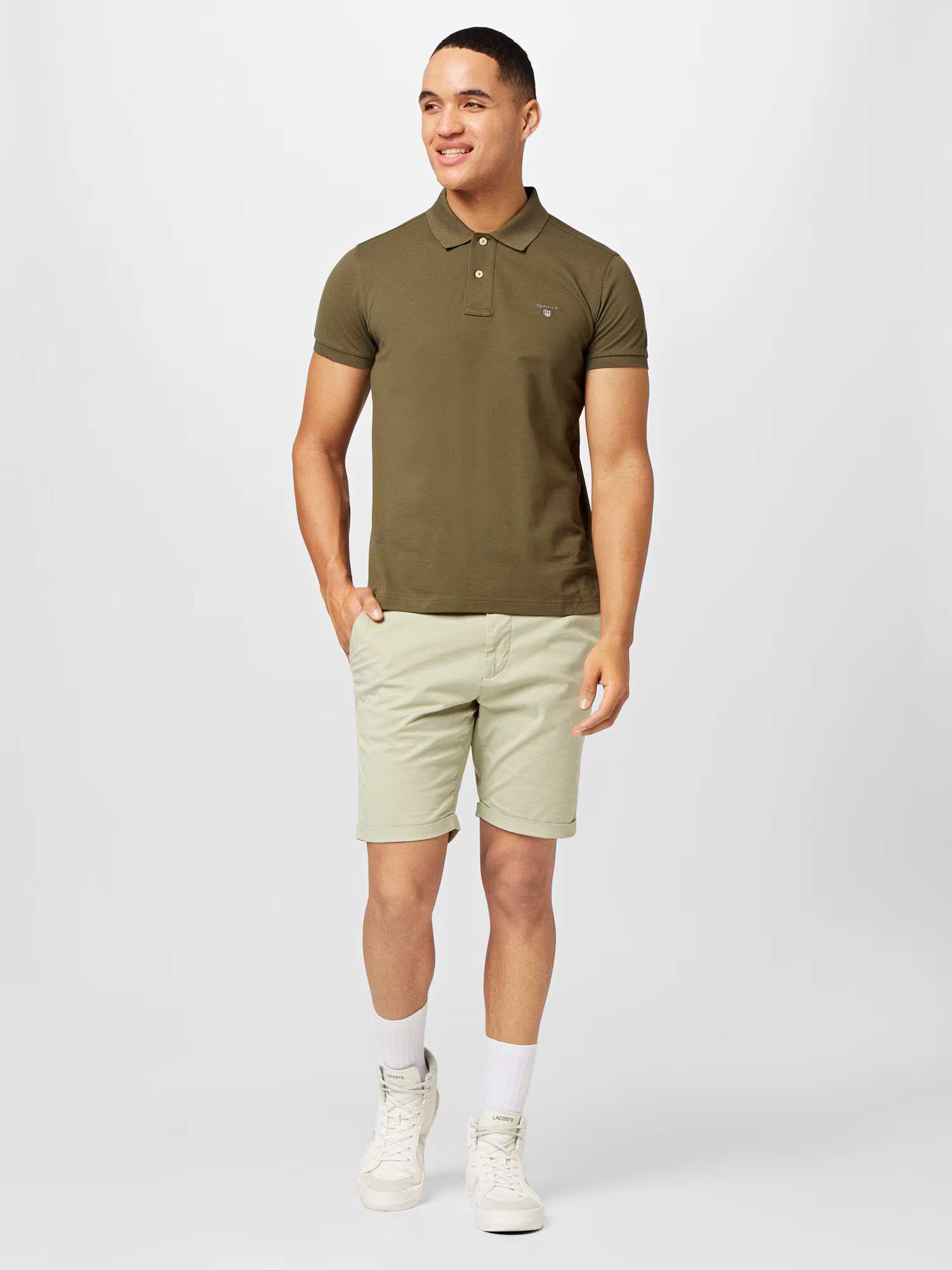 GANT Tricou oliv - Pled.ro