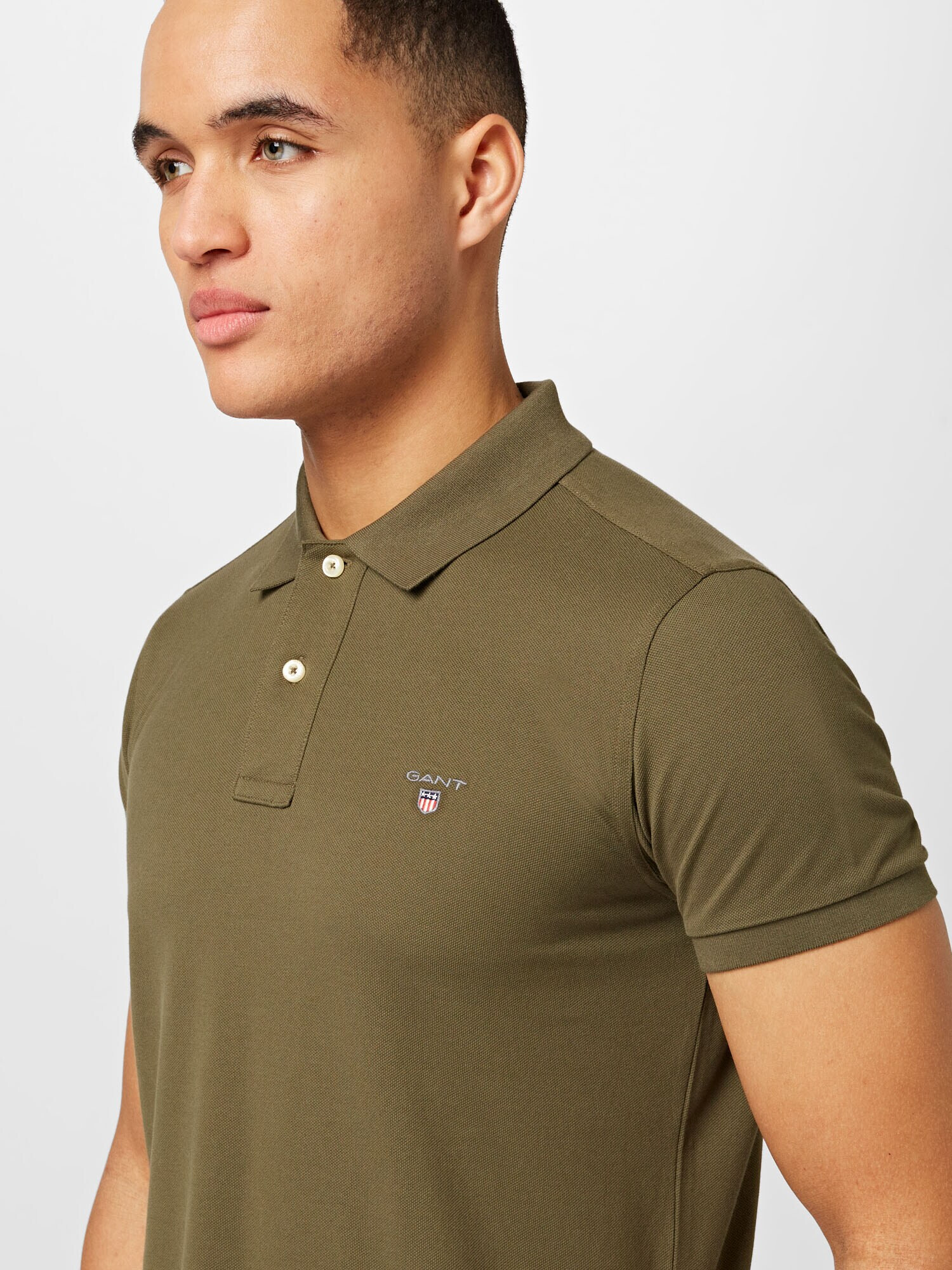 GANT Tricou oliv - Pled.ro