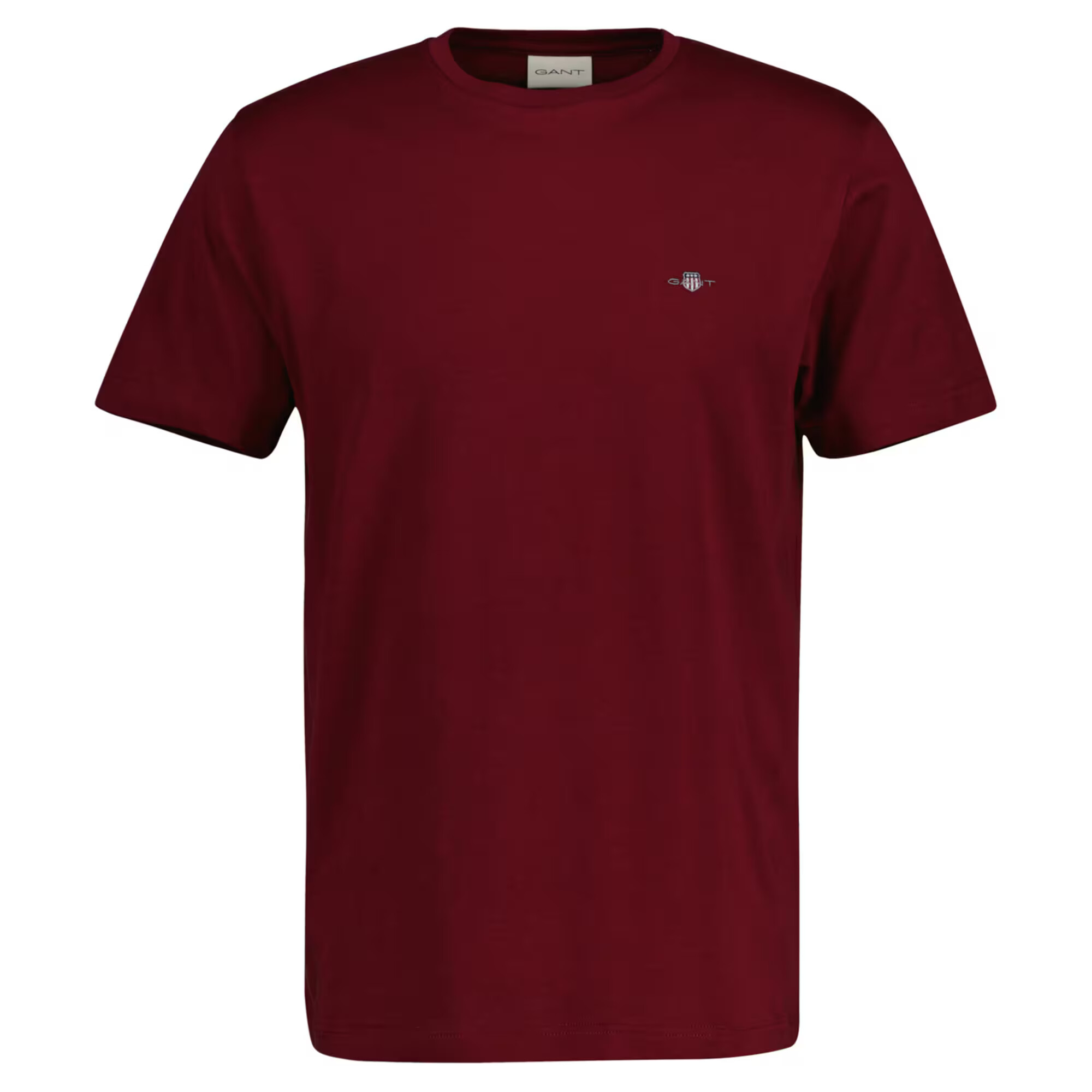 GANT Tricou roșu merlot - Pled.ro