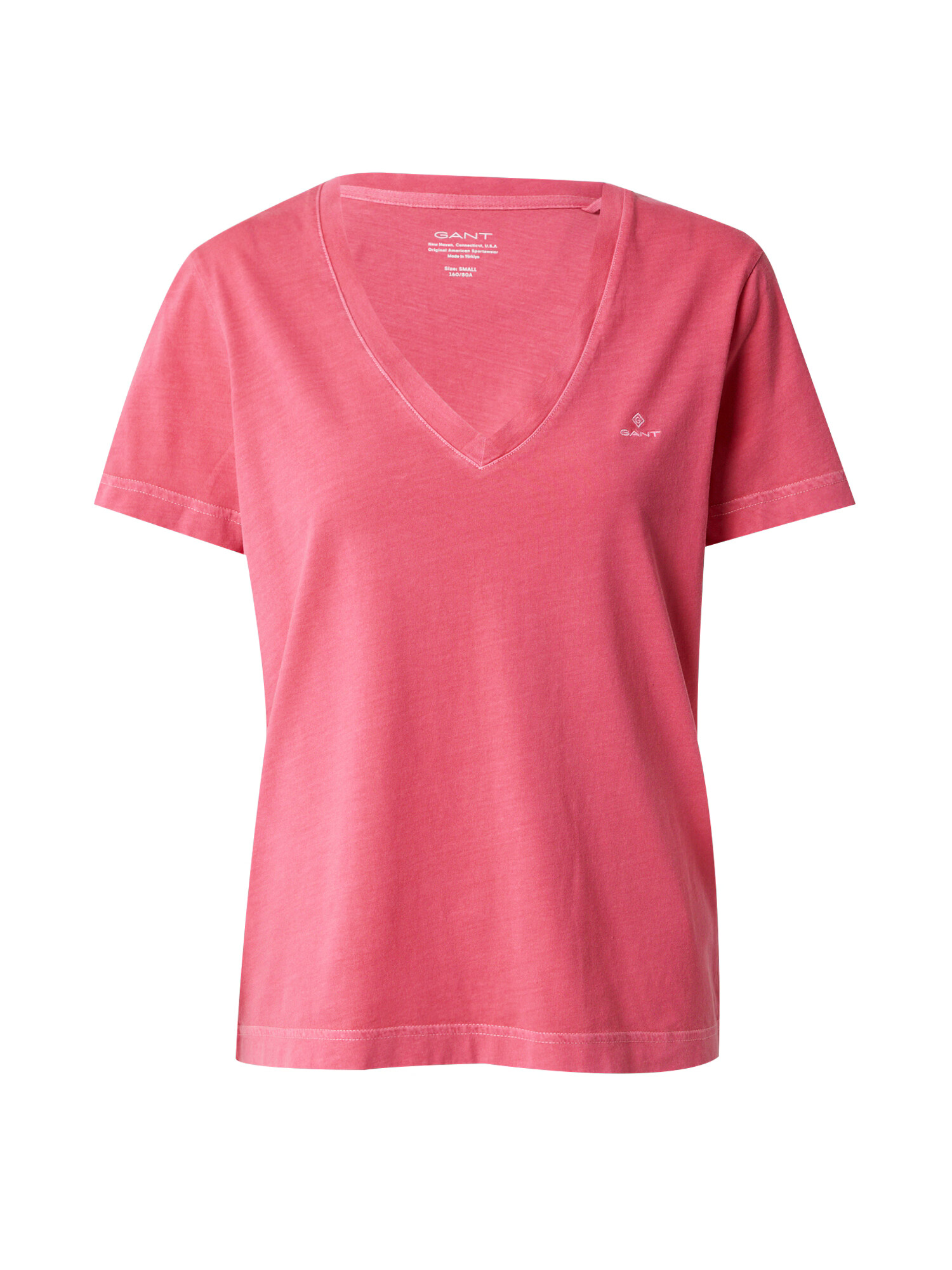 GANT Tricou roz / alb - Pled.ro