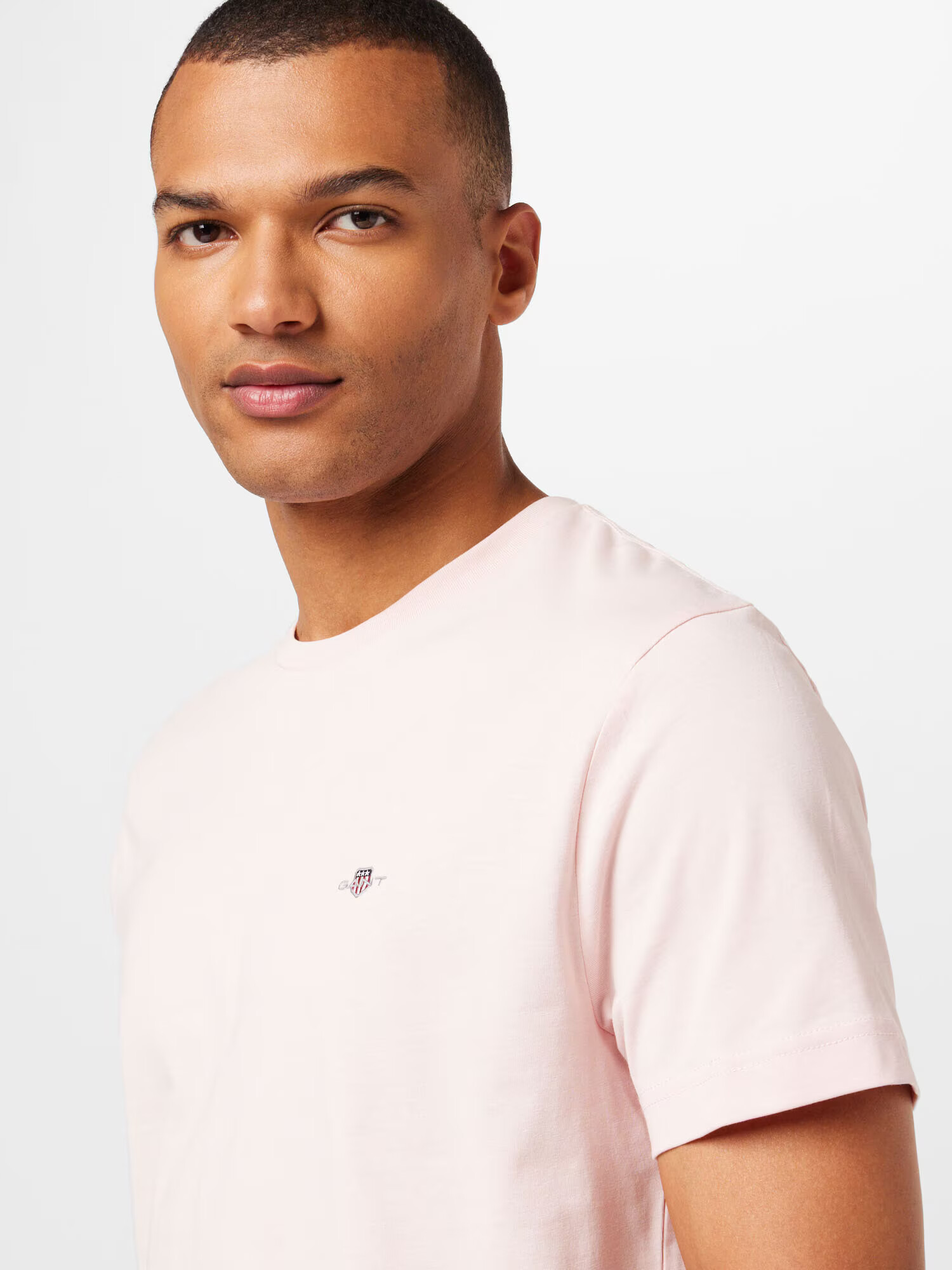 GANT Tricou roz pastel - Pled.ro