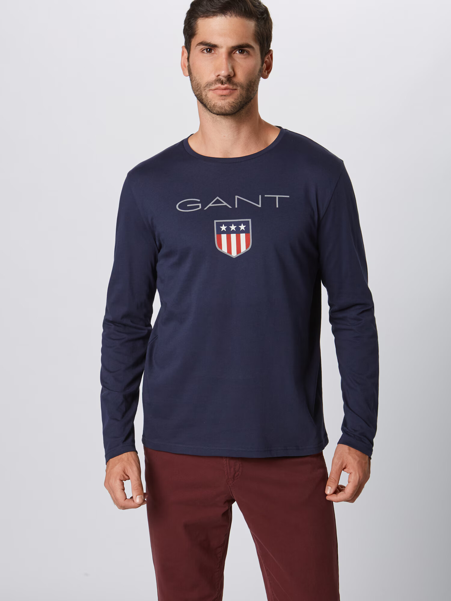 GANT Tricou 'SHIELD' albastru închis - Pled.ro