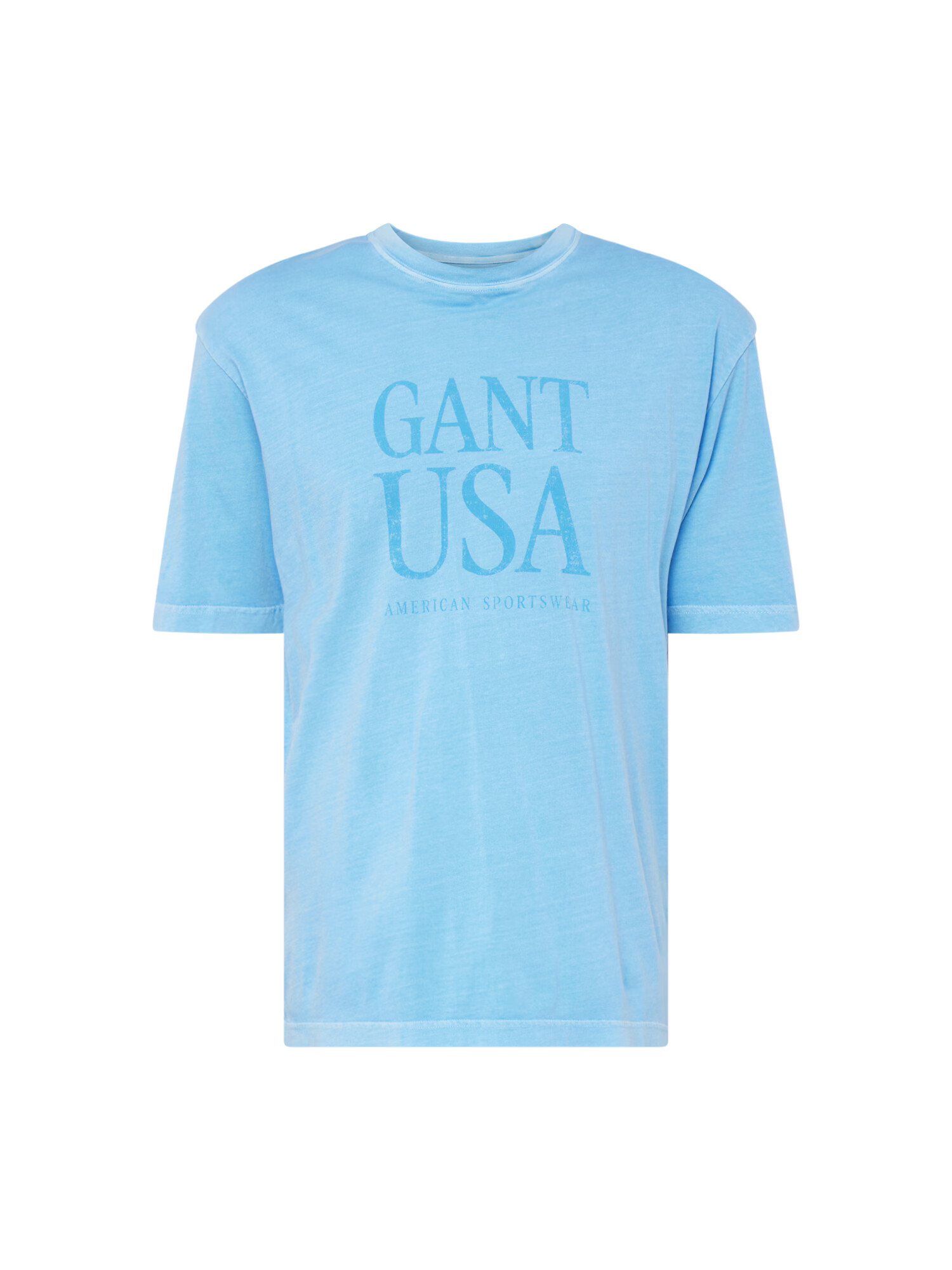 GANT Tricou 'Sunfaded' albastru deschis - Pled.ro