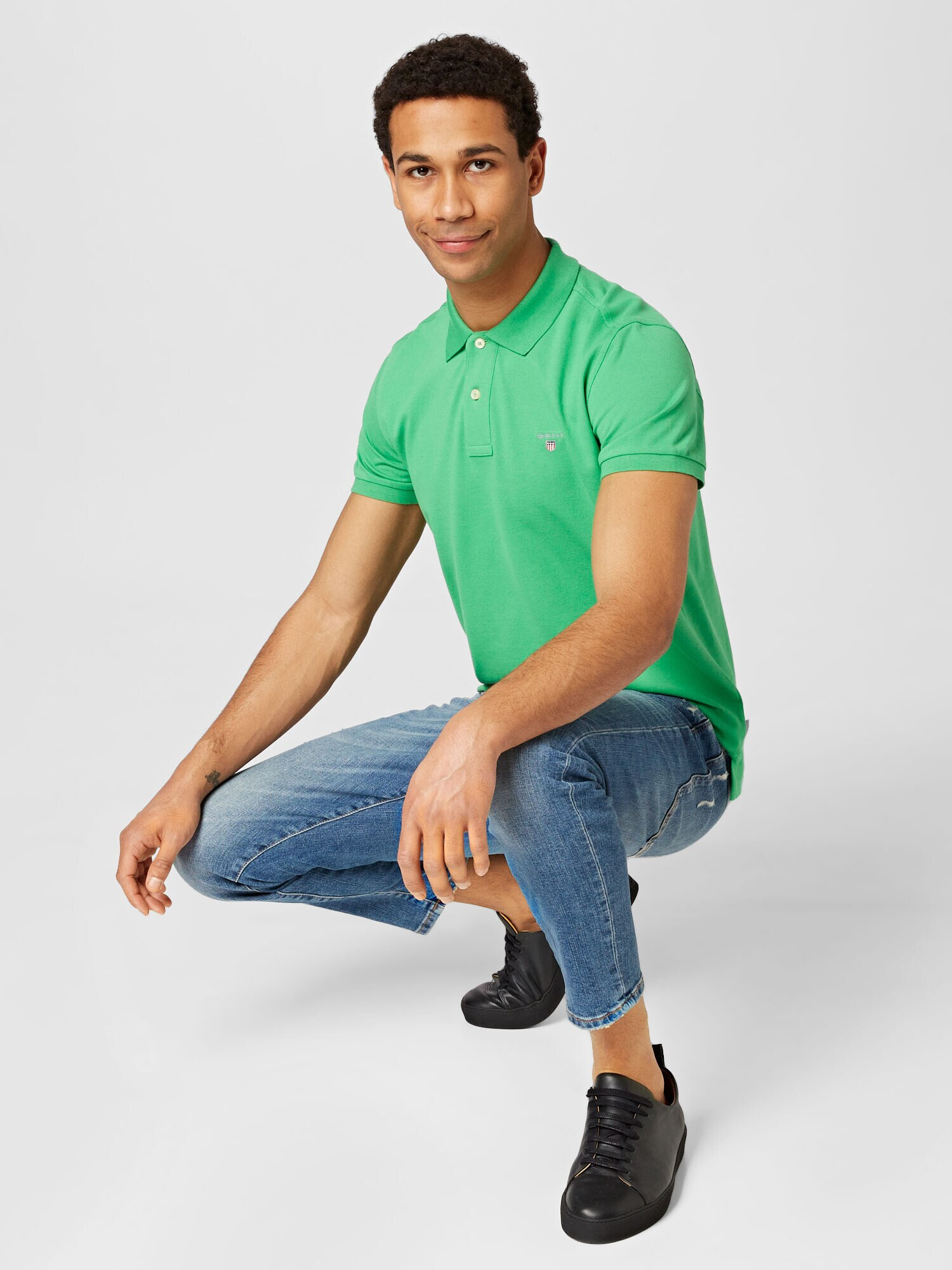 GANT Tricou verde - Pled.ro