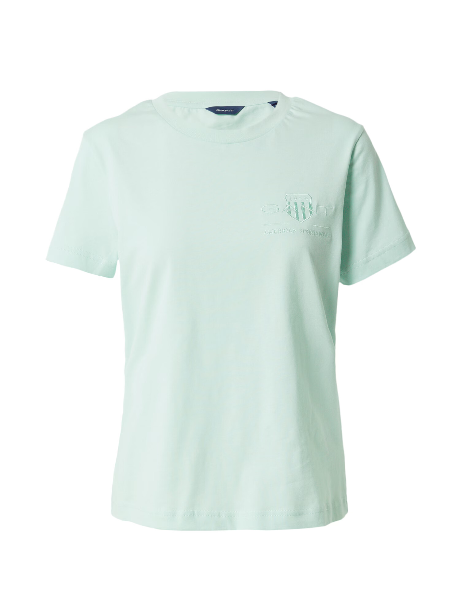 GANT Tricou verde pastel - Pled.ro