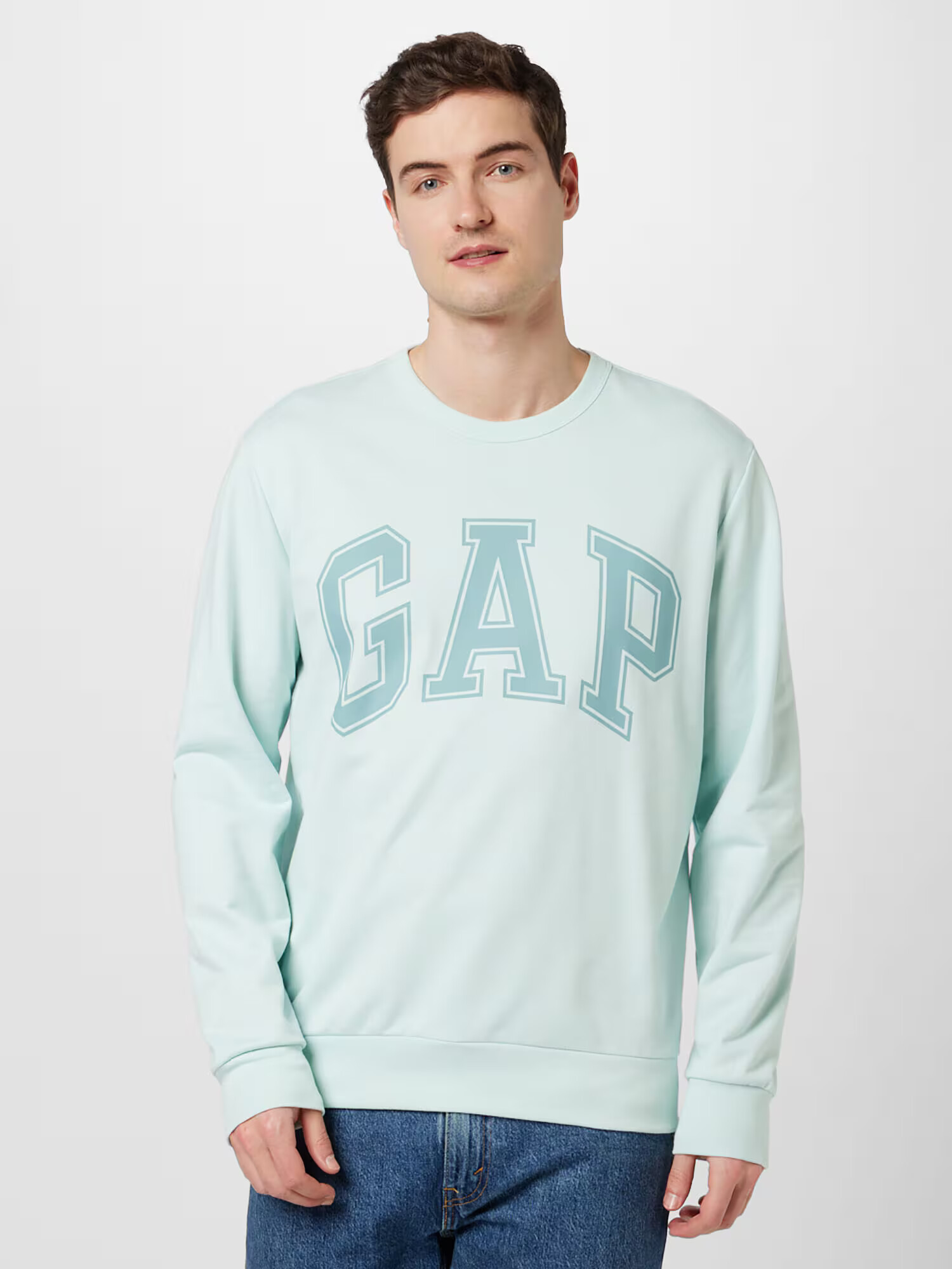 GAP Bluză de molton albastru aqua / cyan - Pled.ro