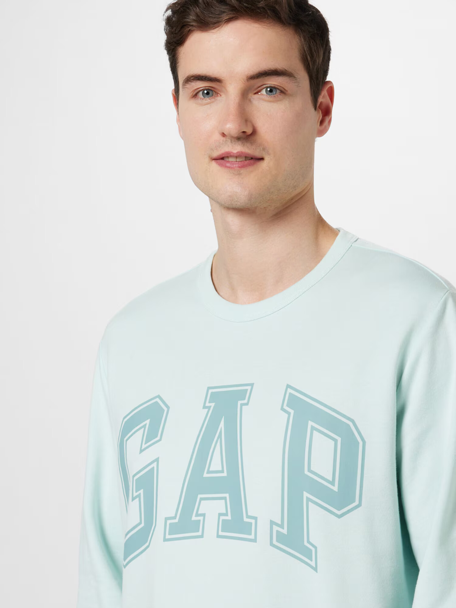 GAP Bluză de molton albastru aqua / cyan - Pled.ro