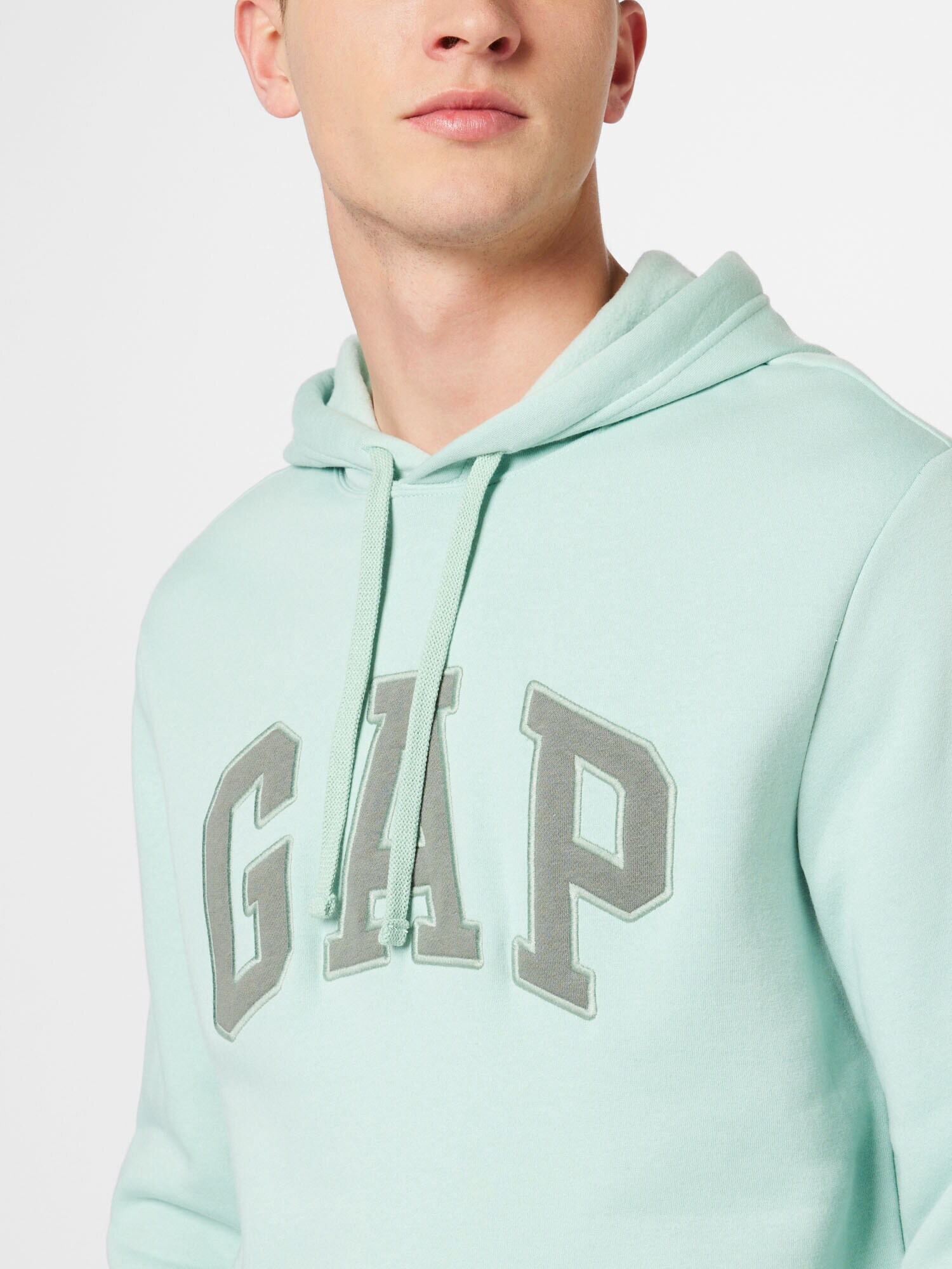 GAP Bluză de molton albastru aqua / oliv - Pled.ro