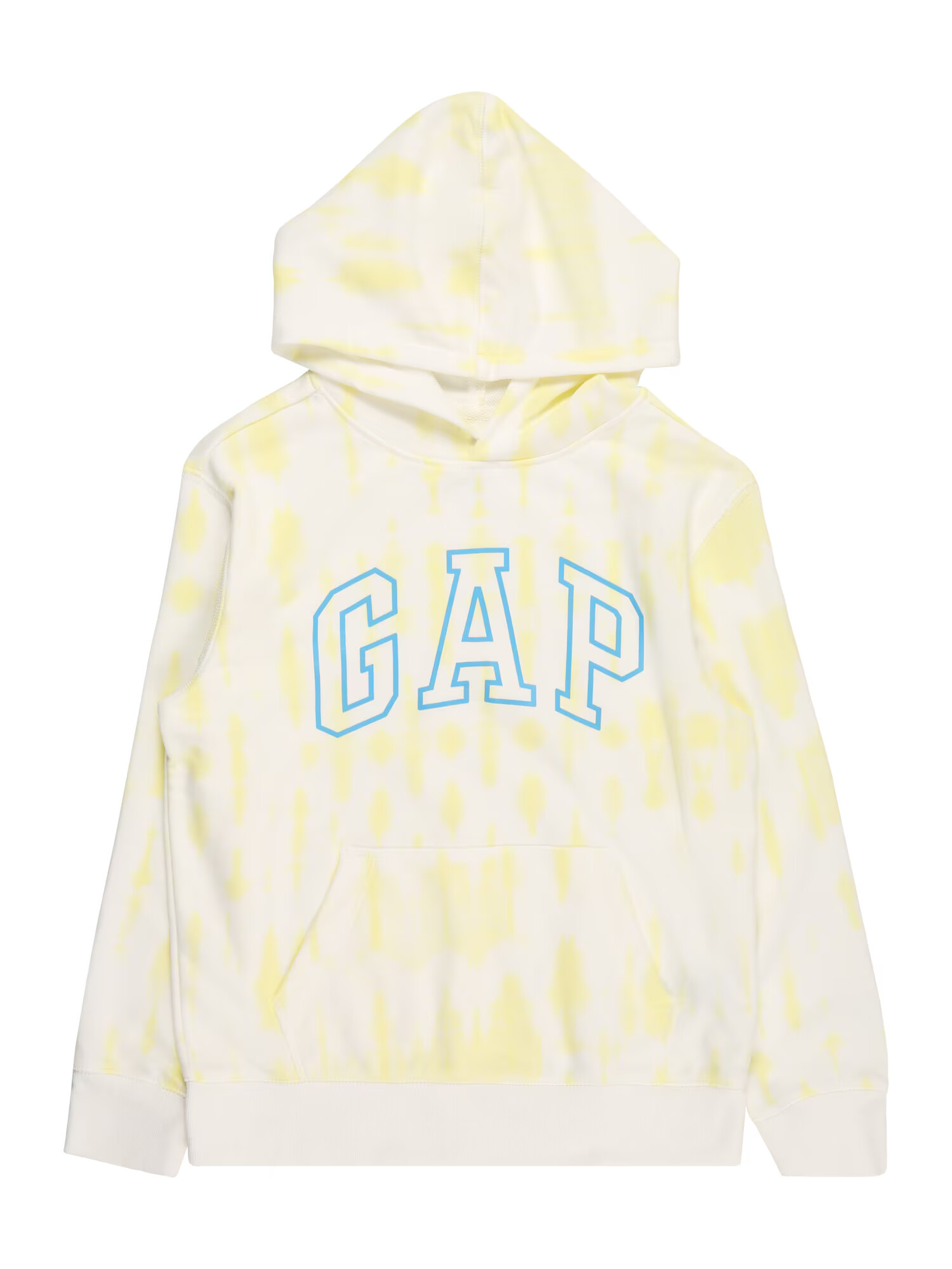 GAP Bluză de molton azuriu / galben / galben pastel - Pled.ro