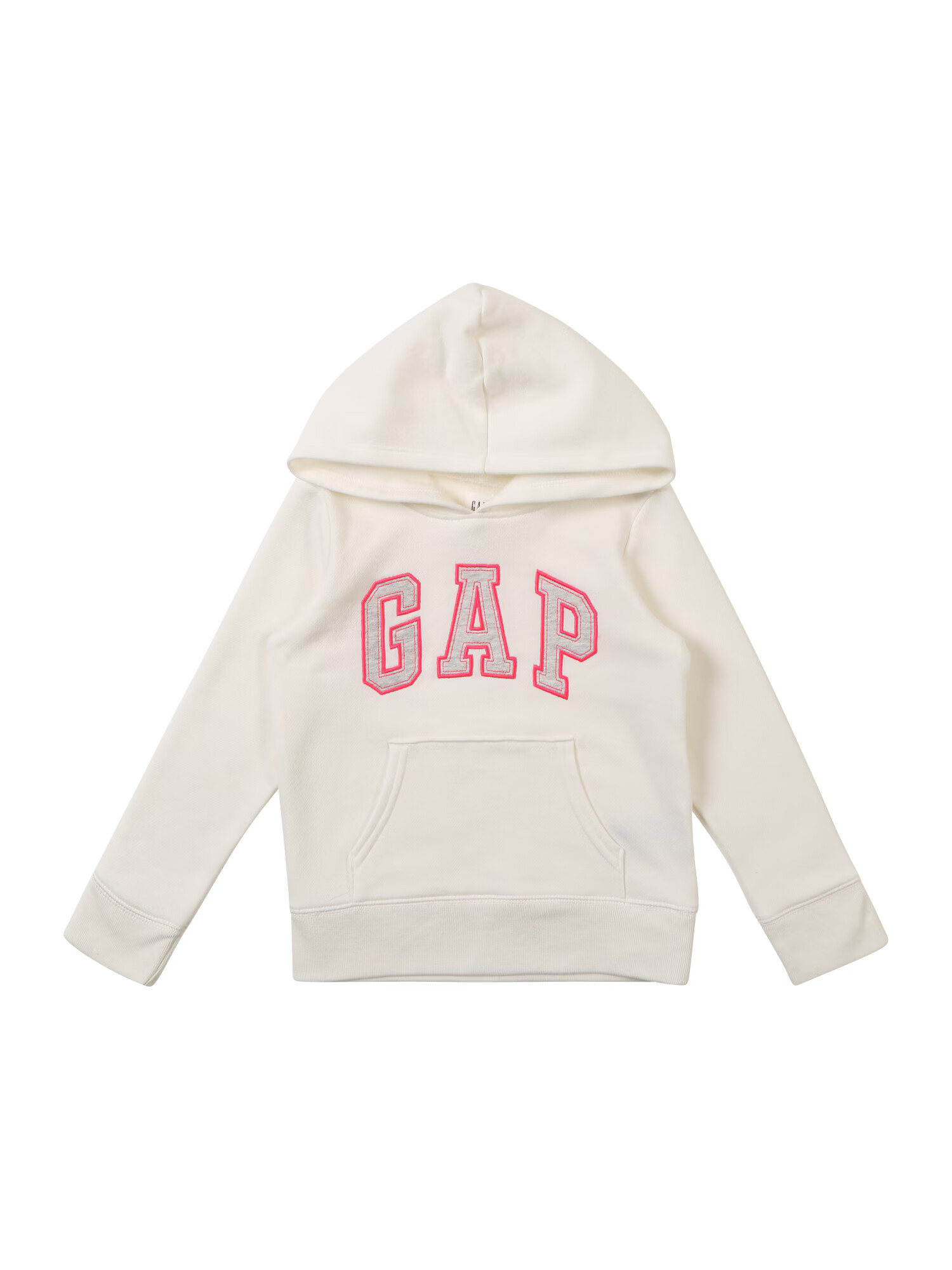 GAP Bluză de molton ' LOGO HOOD' alb - Pled.ro