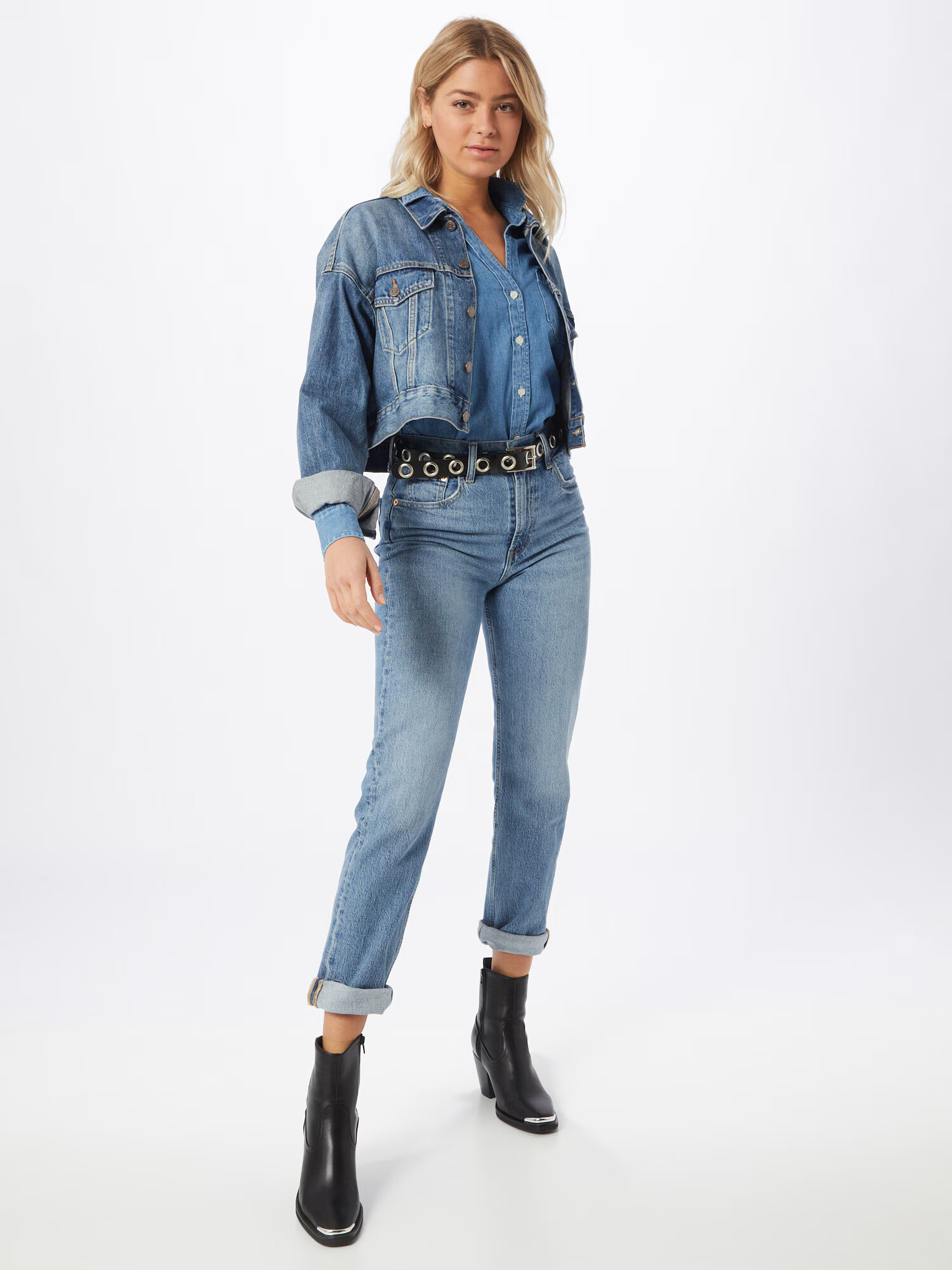 GAP Bluză 'ROSALIE' albastru denim - Pled.ro