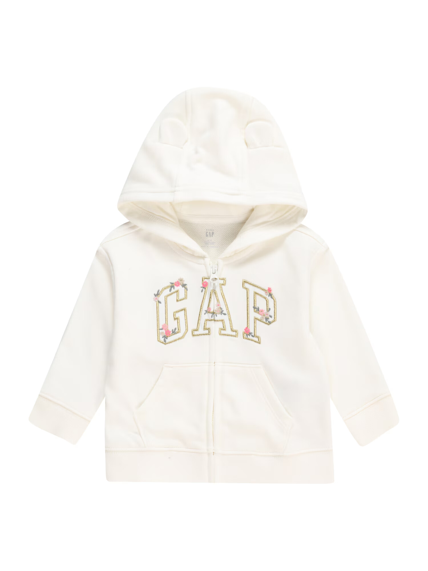 GAP Hanorac auriu / verde pastel / roz / alb murdar - Pled.ro