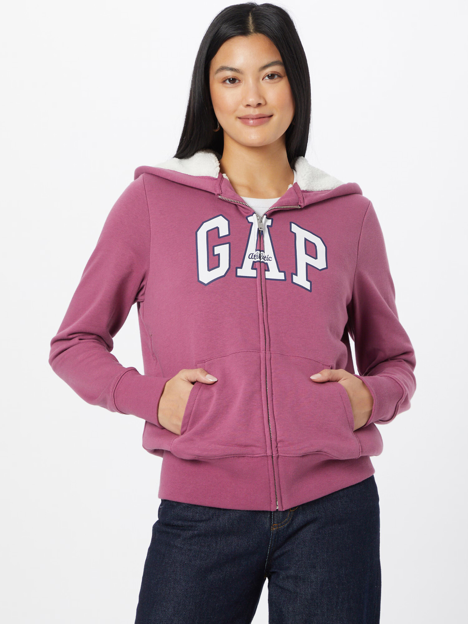 GAP Hanorac fucsia / alb - Pled.ro