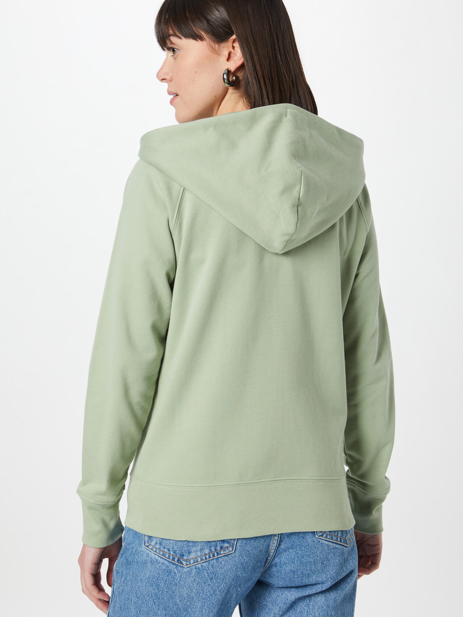 GAP Hanorac gri / verde pastel / alb - Pled.ro