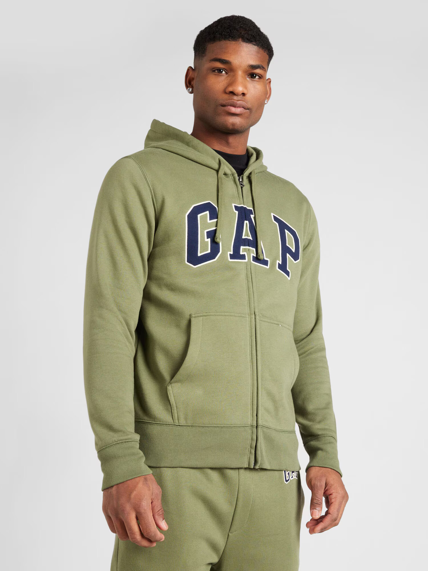 GAP Hanorac 'HERITAGE' bleumarin / verde / alb - Pled.ro