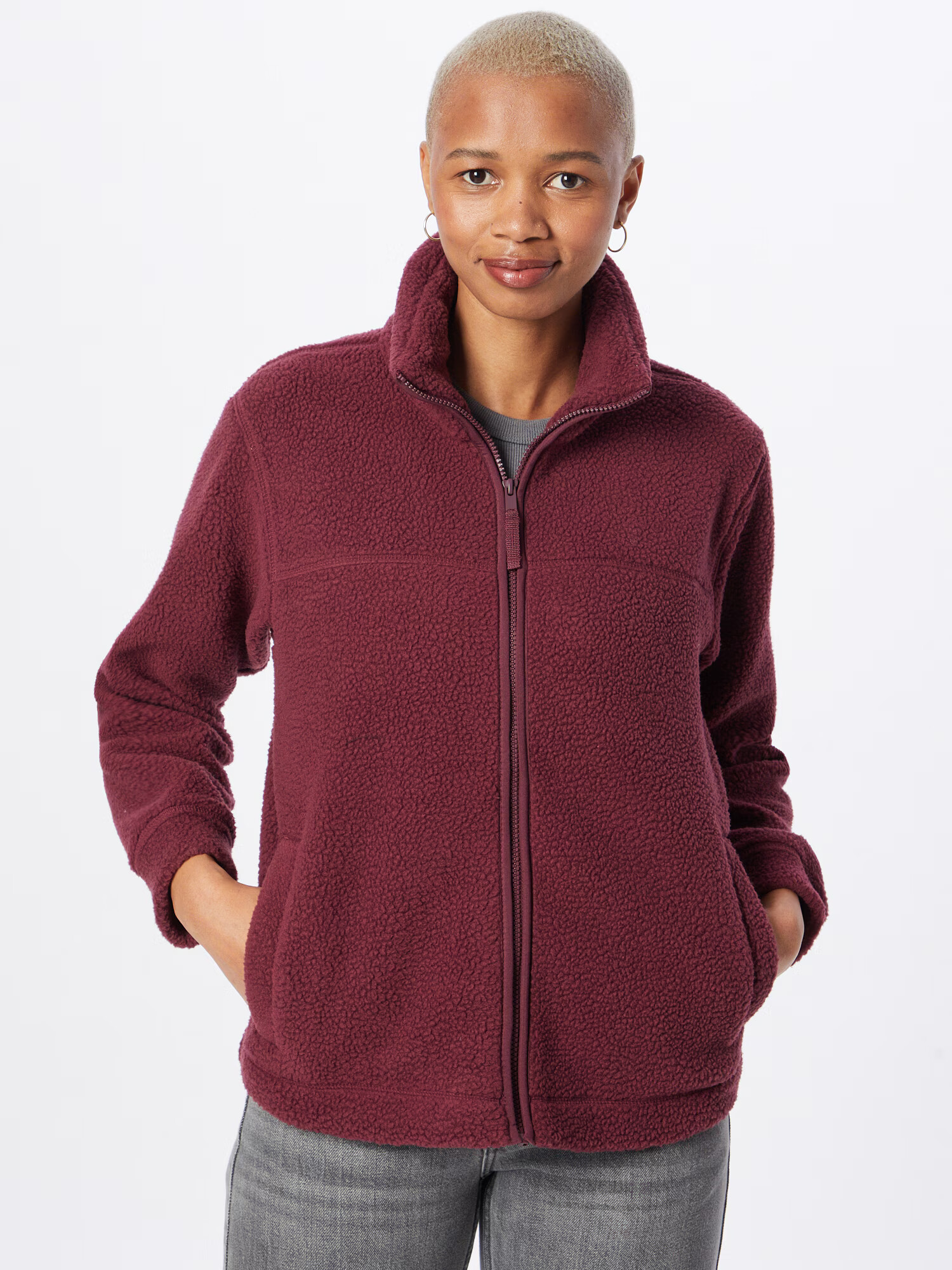 GAP Jachetă fleece 'SHERPA' roșu-violet - Pled.ro