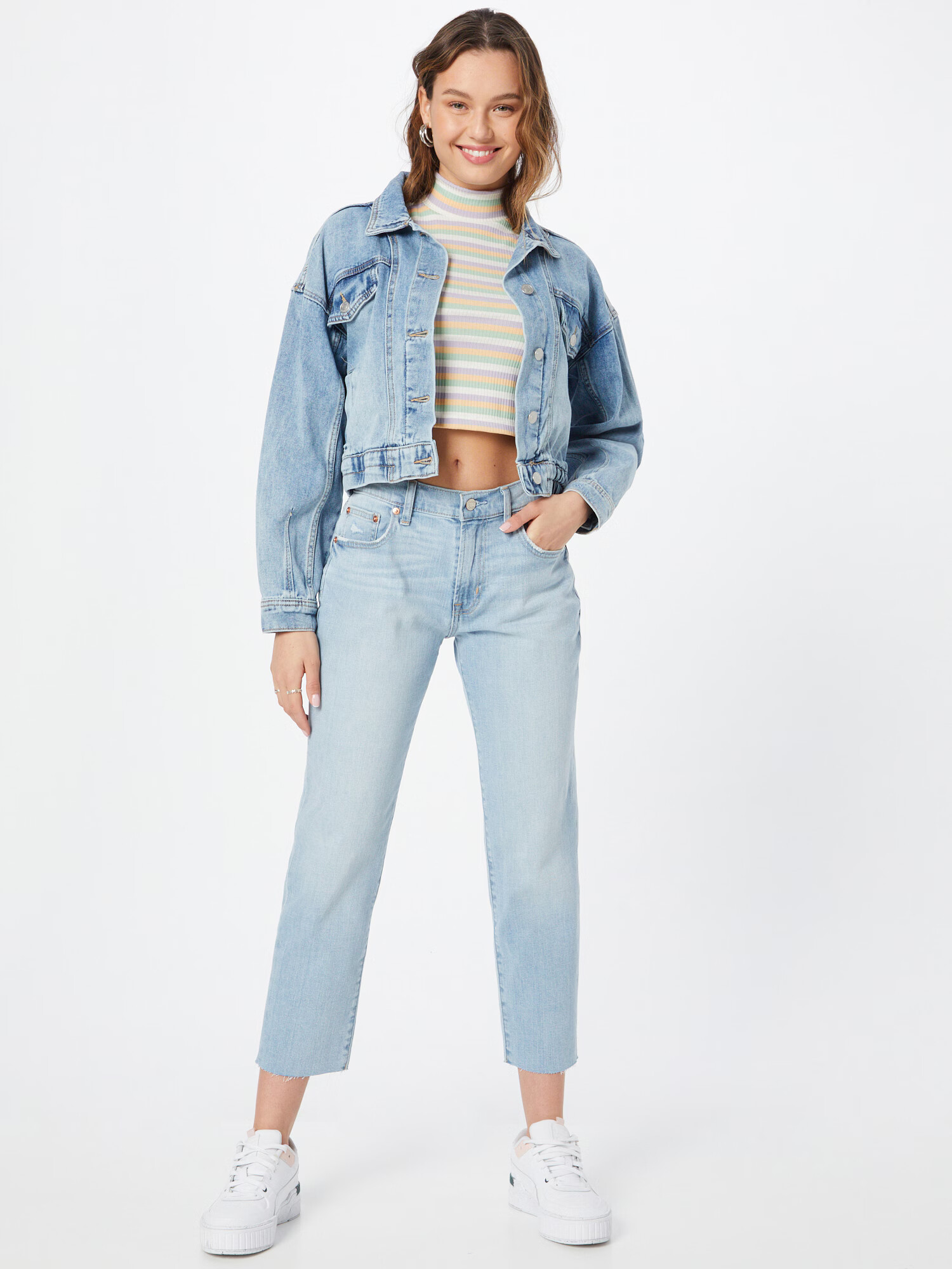 GAP Jeans 'PALMER' albastru deschis - Pled.ro