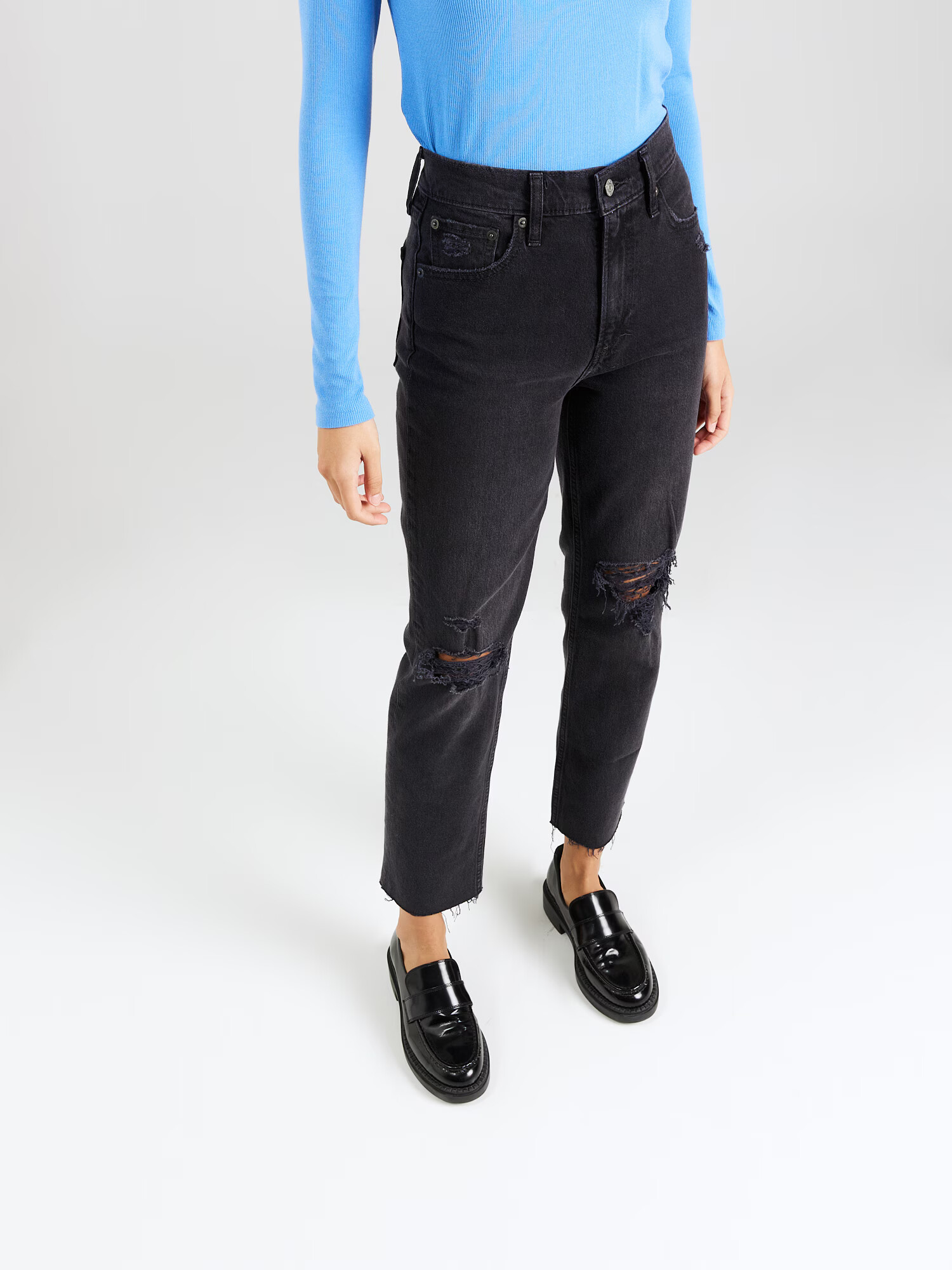 GAP Jeans 'RIVERA' negru denim - Pled.ro