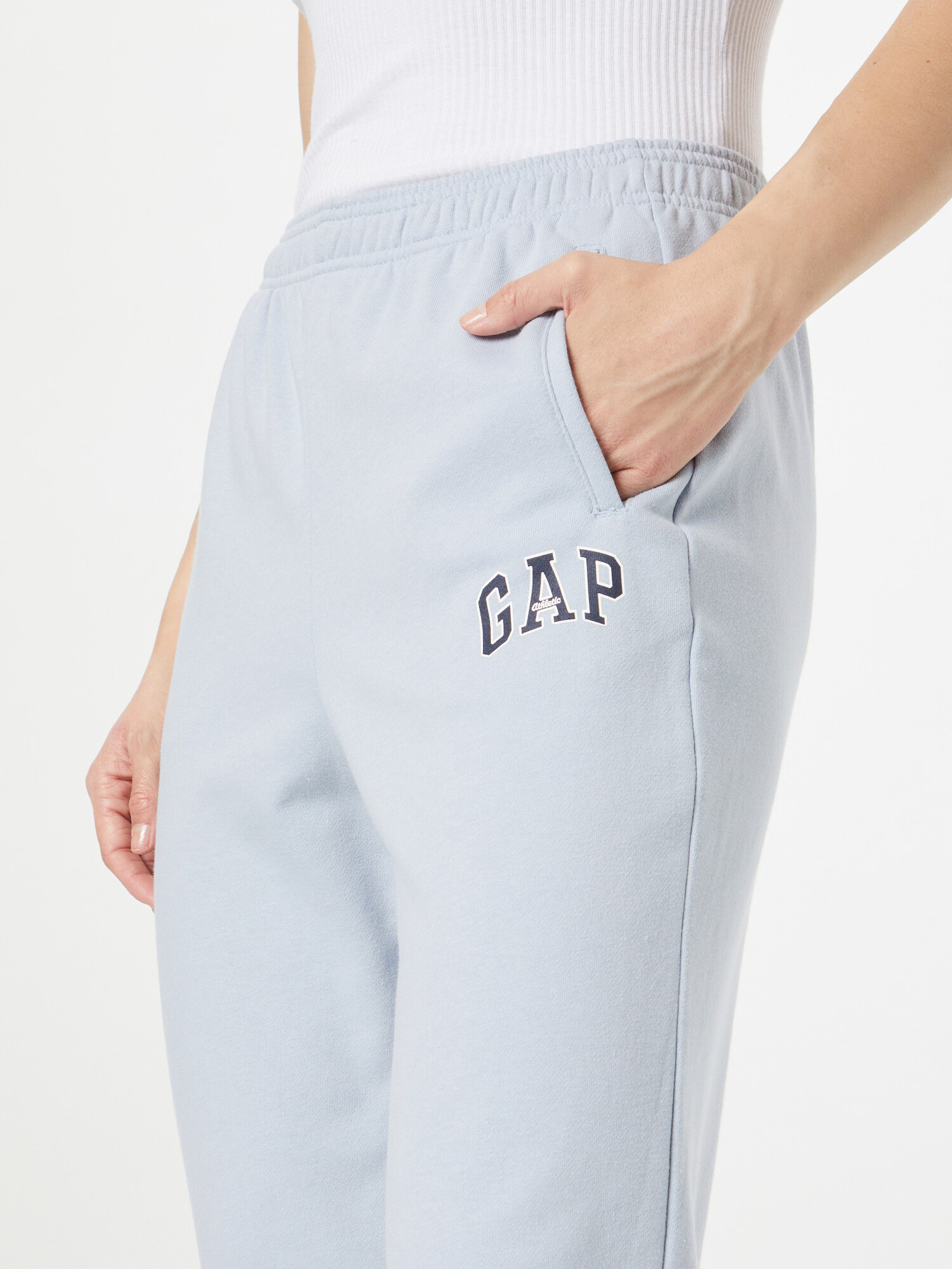 GAP Pantaloni albastru deschis / albastru închis / alb - Pled.ro