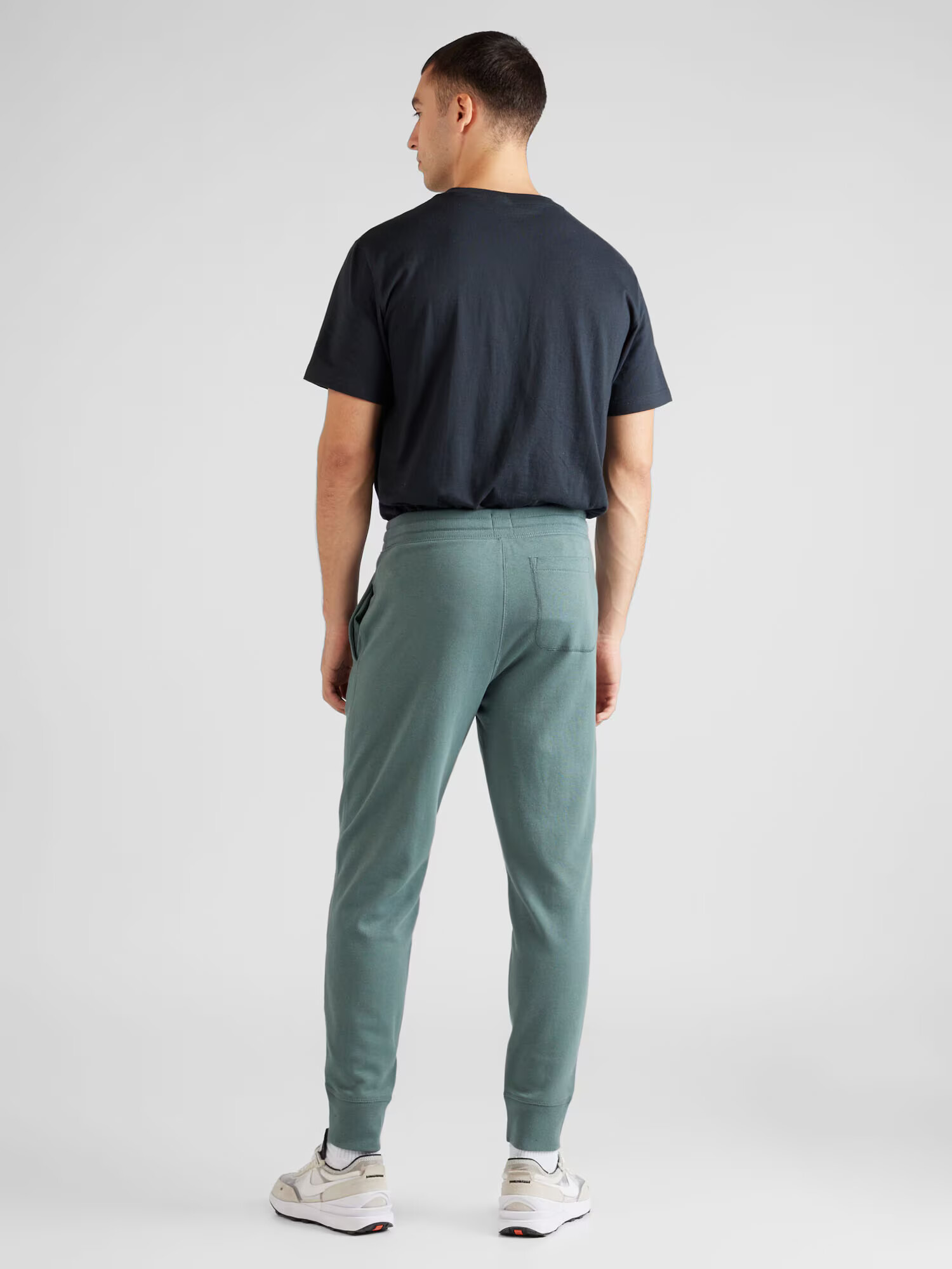 GAP Pantaloni albastru închis / verde jad / alb - Pled.ro