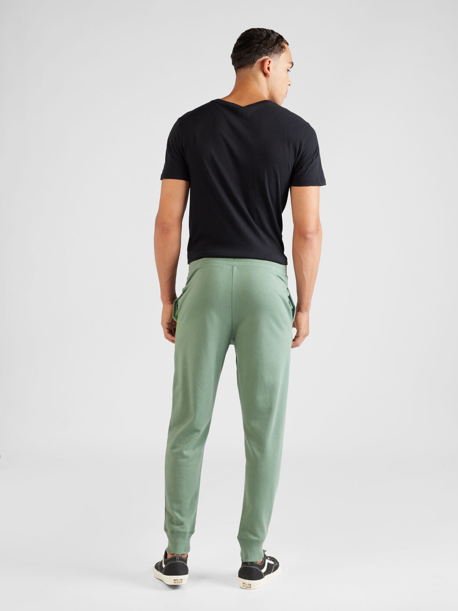 GAP Pantaloni albastru noapte / verde deschis / alb - Pled.ro