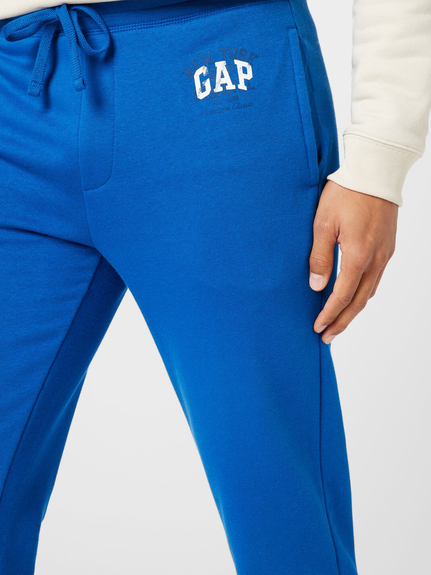 GAP Pantaloni albastru regal / alb - Pled.ro