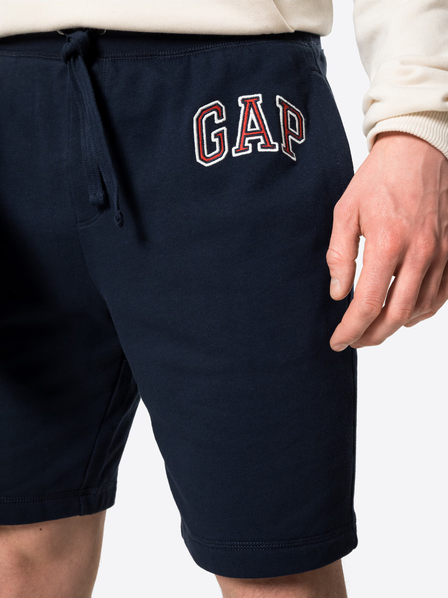 GAP Pantaloni 'ARCH' bleumarin / roși aprins / alb - Pled.ro