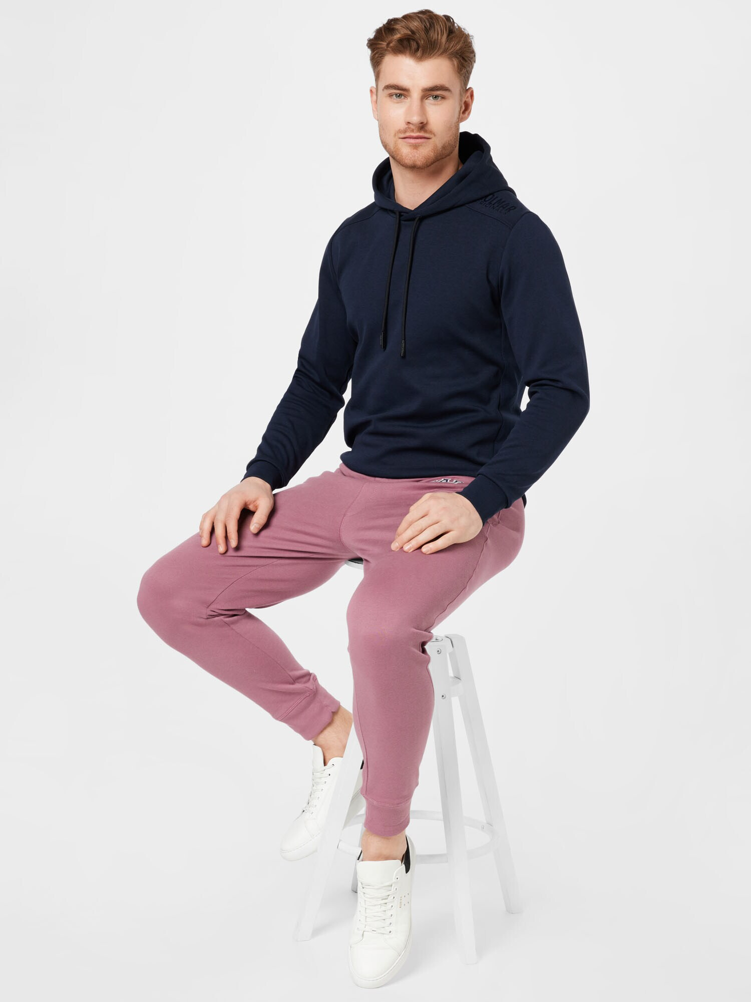 GAP Pantaloni 'ARCH' mauve / negru / alb - Pled.ro