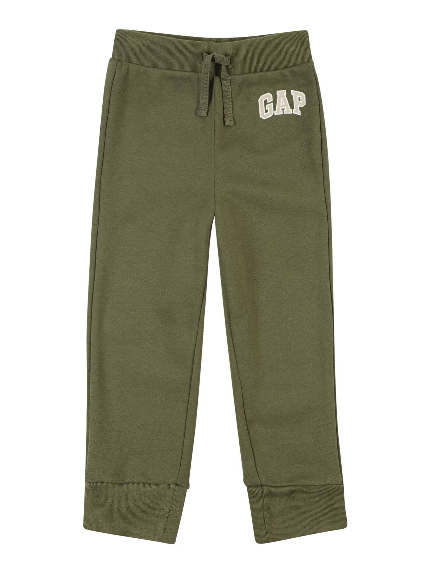 GAP Pantaloni bej / verde / alb - Pled.ro