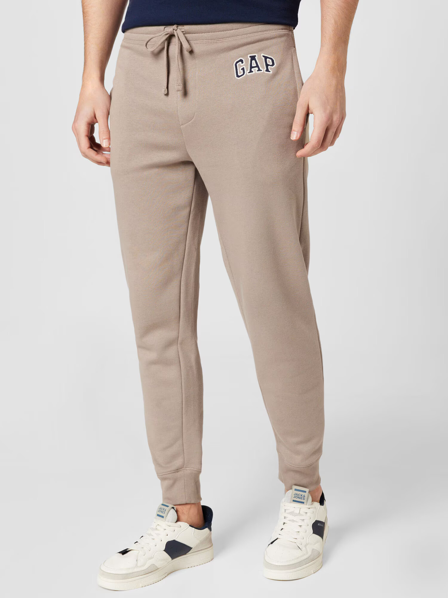 GAP Pantaloni bleumarin / maro deschis / alb - Pled.ro