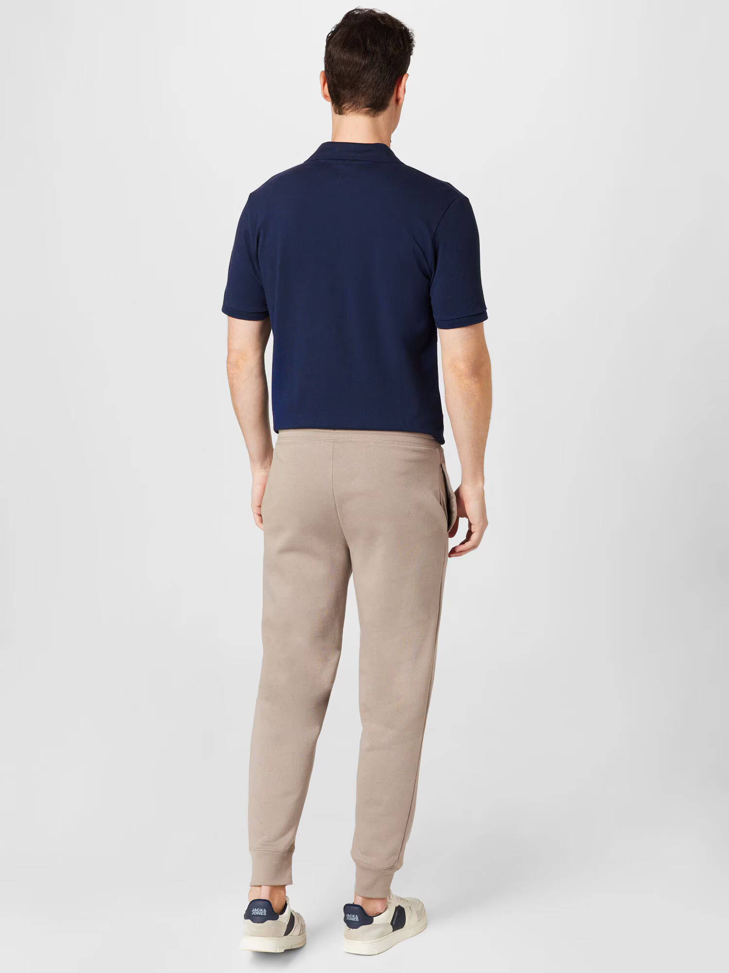 GAP Pantaloni bleumarin / maro deschis / alb - Pled.ro