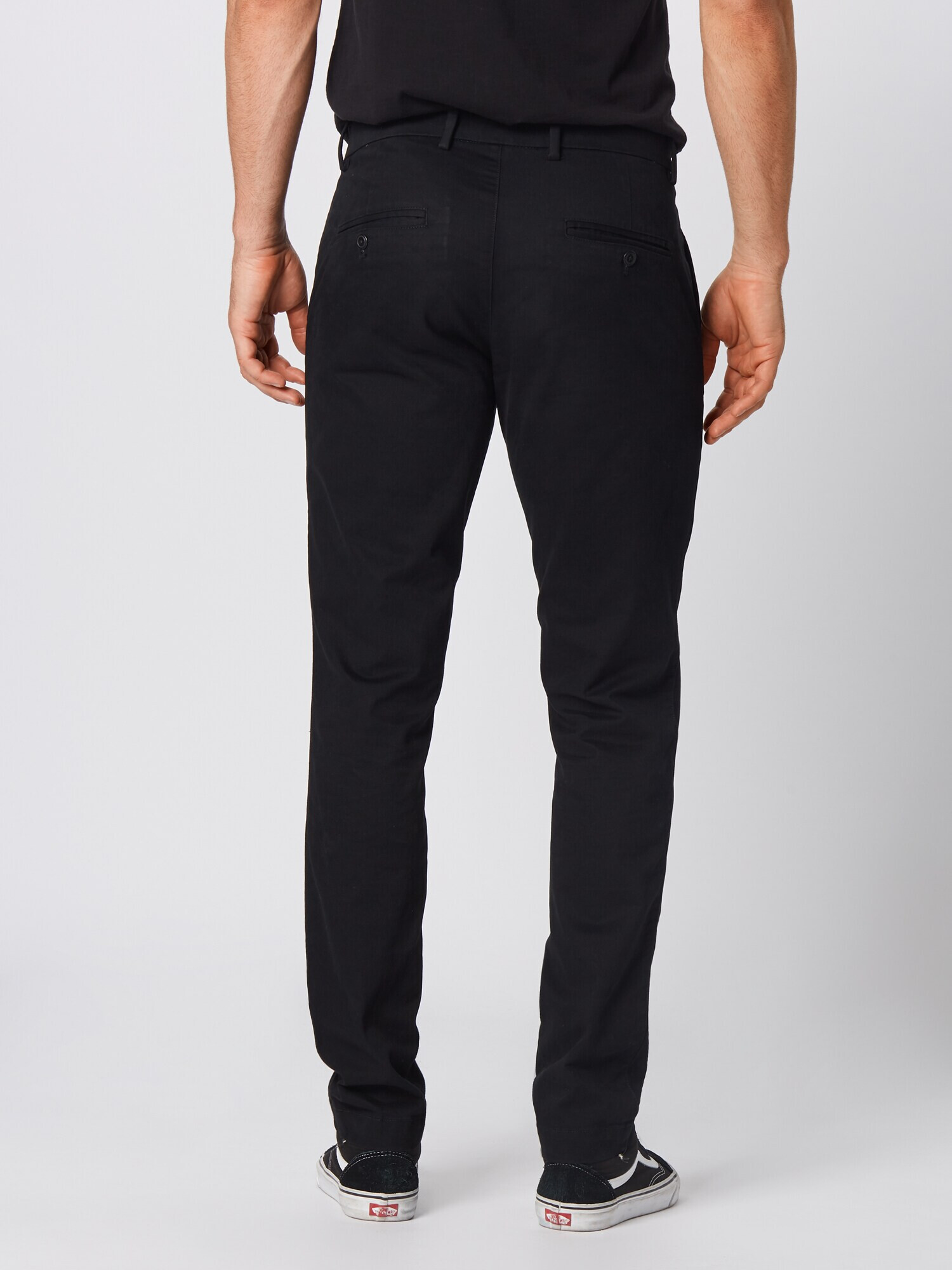 GAP Pantaloni eleganți 'V-ESSENTIAL KHAKI SLIM FIT' negru - Pled.ro