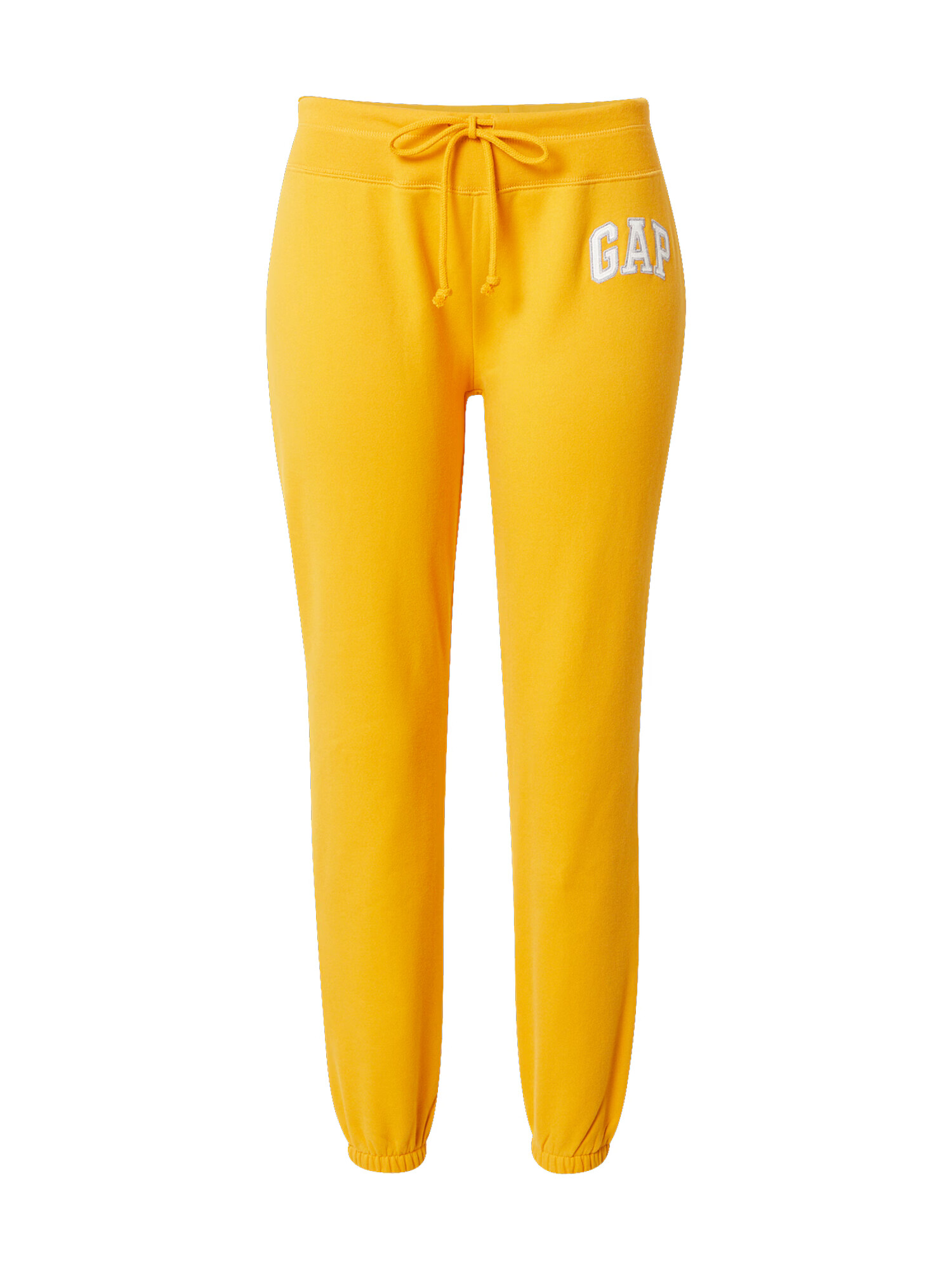 GAP Pantaloni galben auriu / alb - Pled.ro