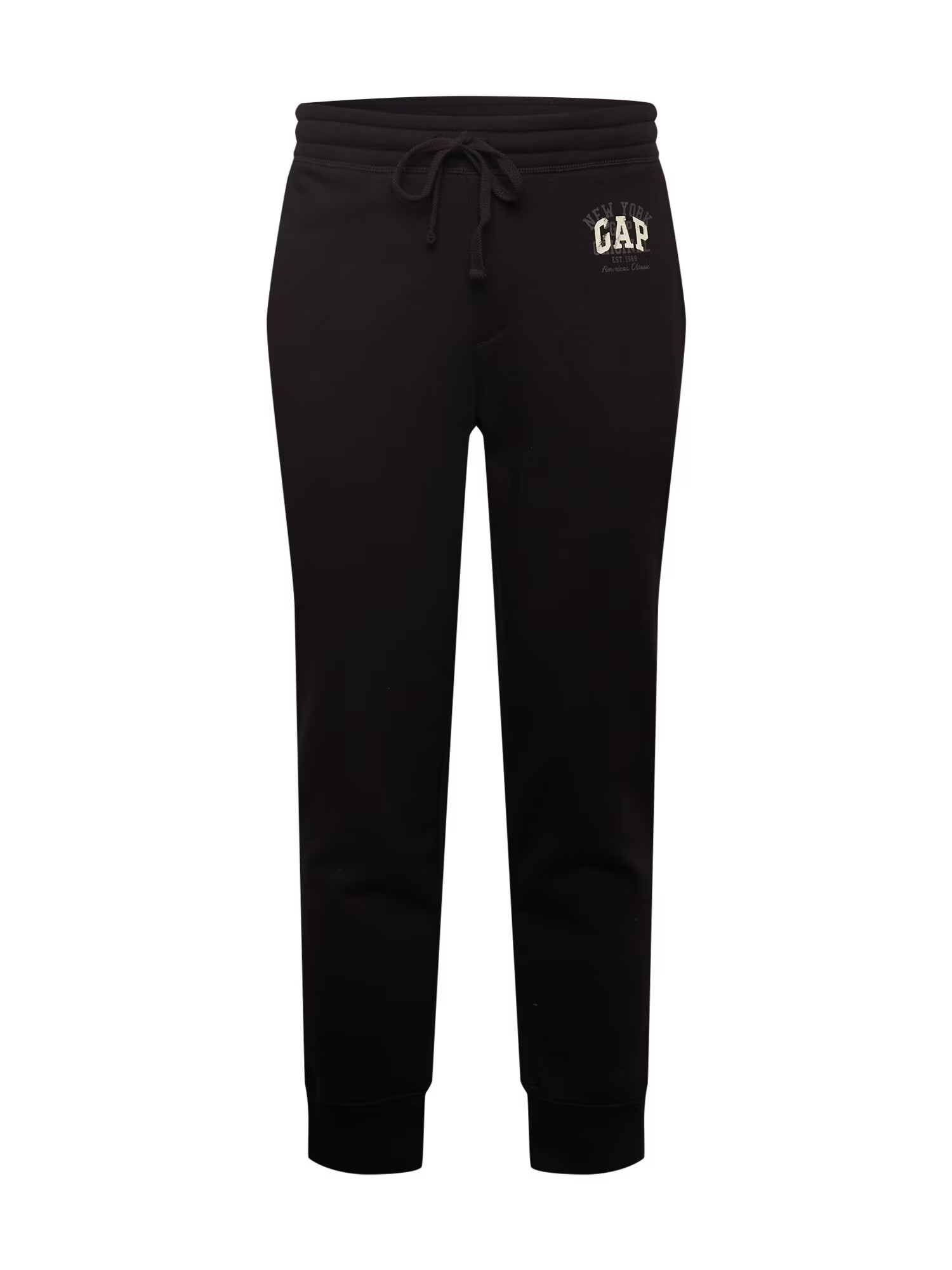 GAP Pantaloni gri / negru / alb - Pled.ro