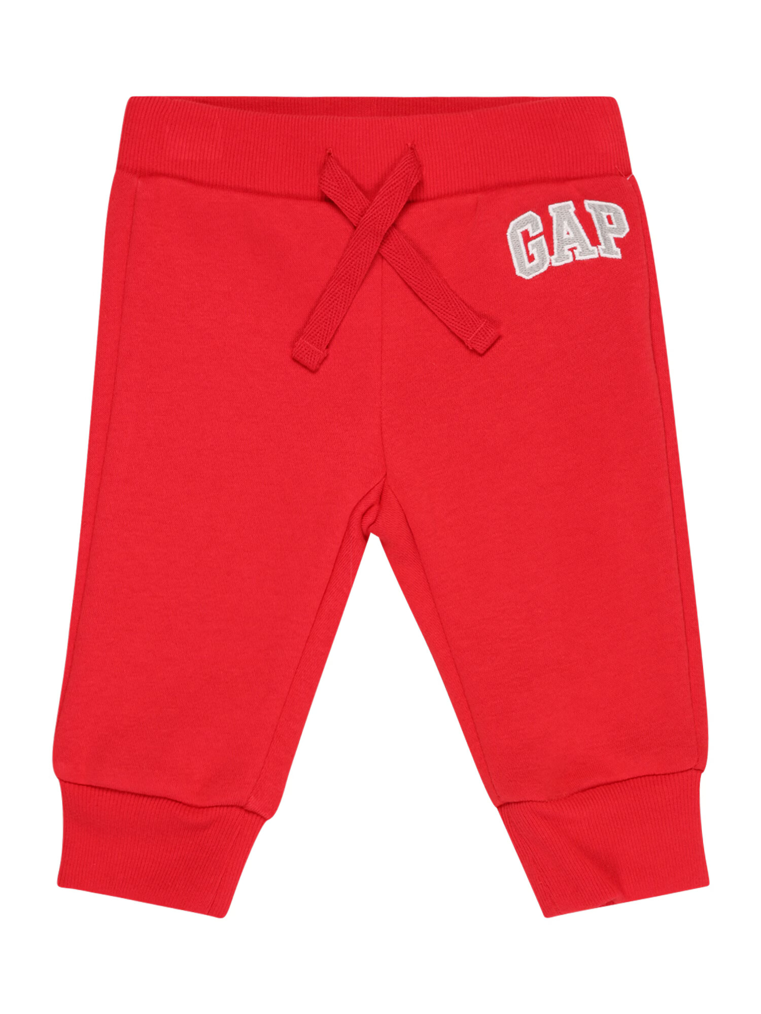 GAP Pantaloni gri / roșu / alb - Pled.ro