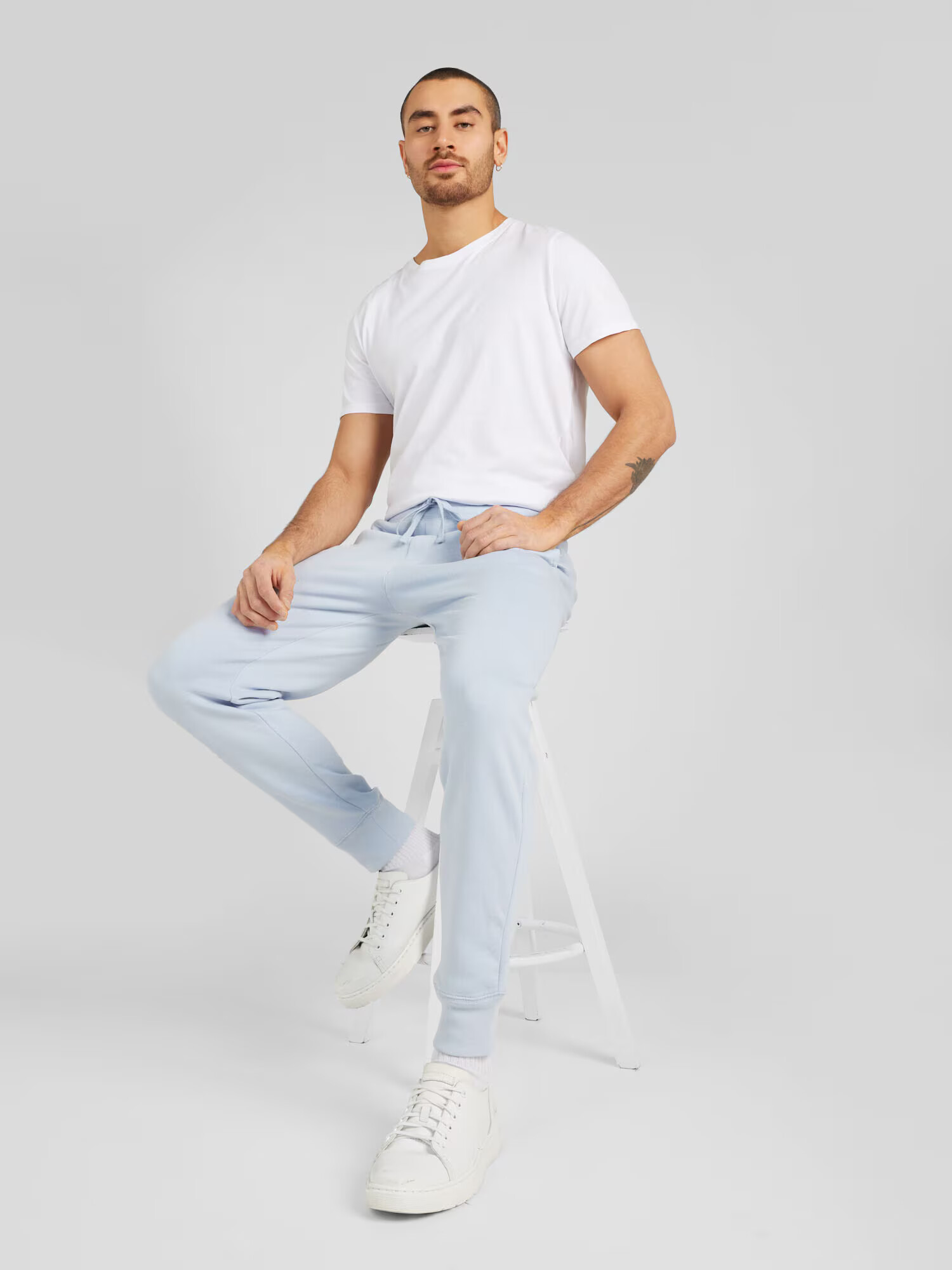 GAP Pantaloni 'HERITAGE' albastru fumuriu / albastru pastel - Pled.ro