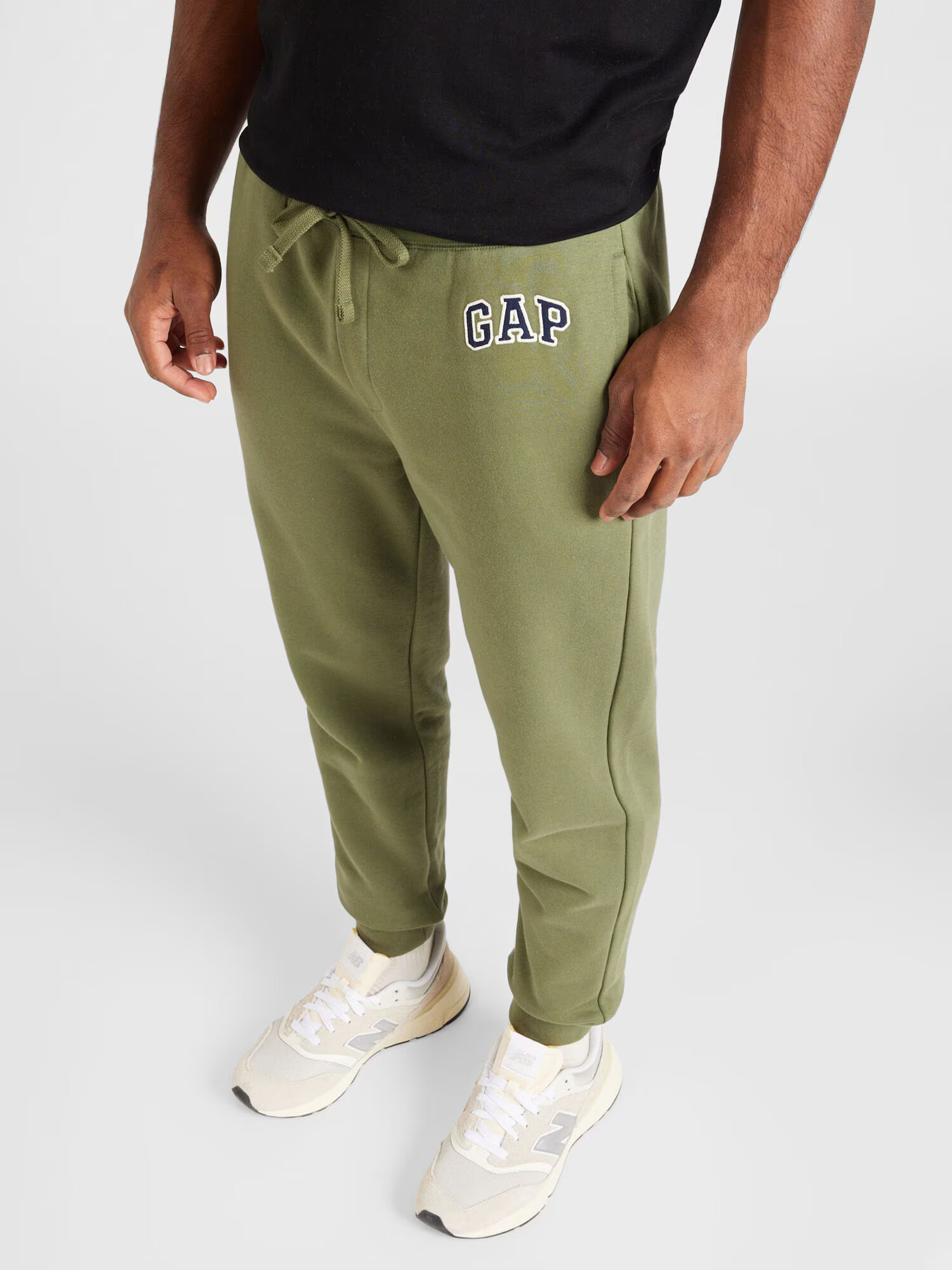 GAP Pantaloni 'HERITAGE' bleumarin / oliv / alb - Pled.ro