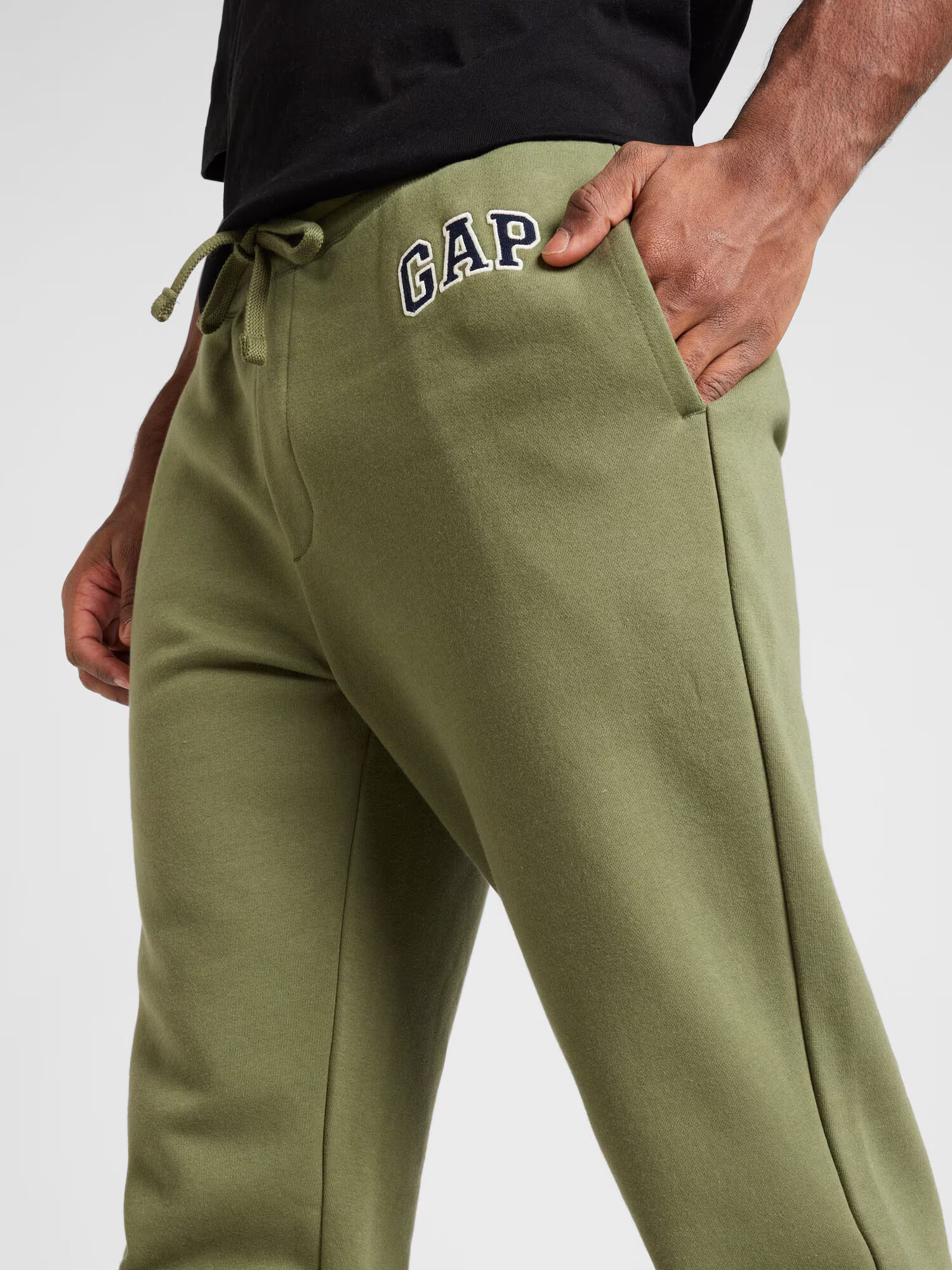 GAP Pantaloni 'HERITAGE' bleumarin / oliv / alb - Pled.ro