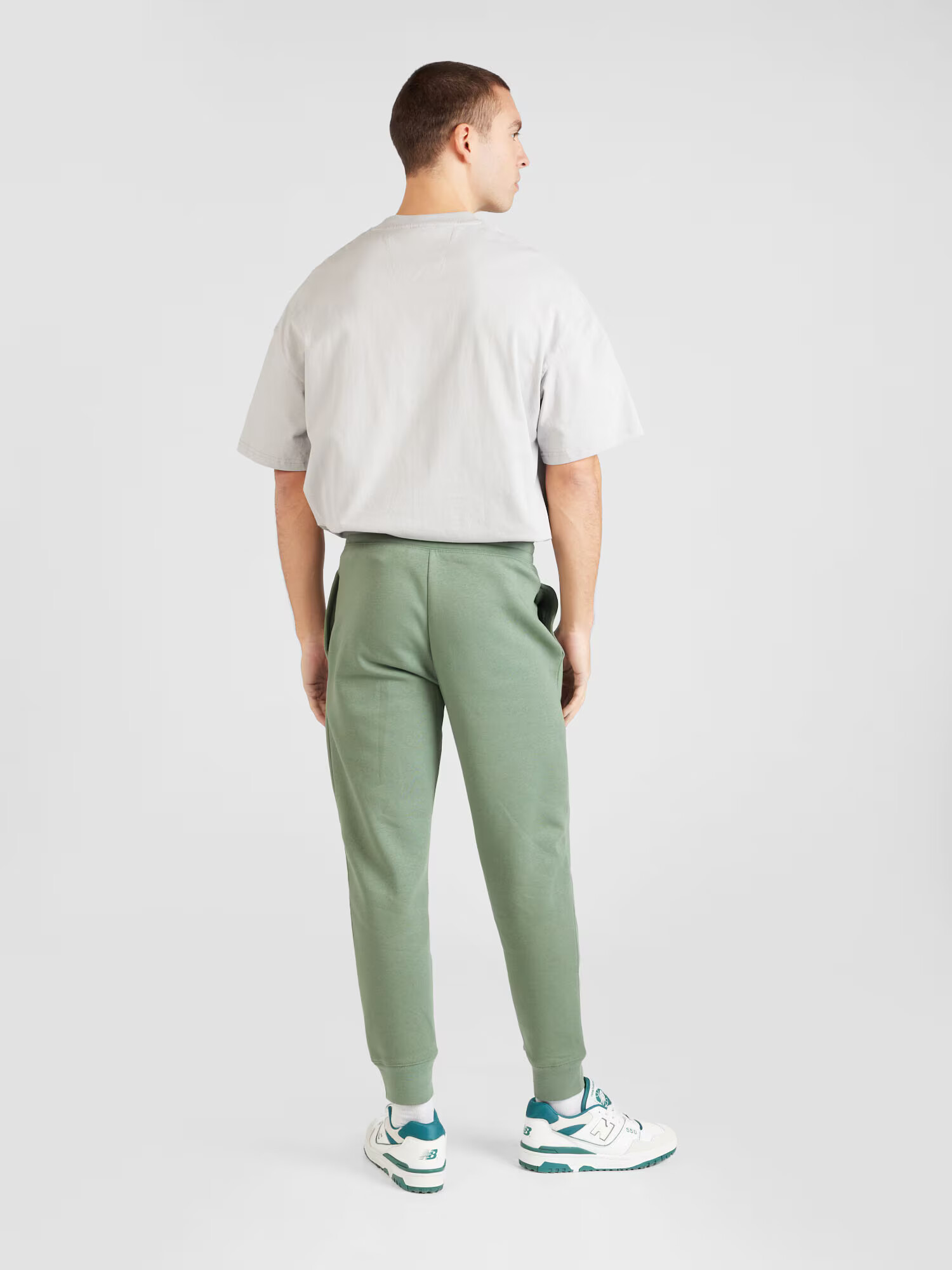 GAP Pantaloni 'HERITAGE' verde / alb - Pled.ro