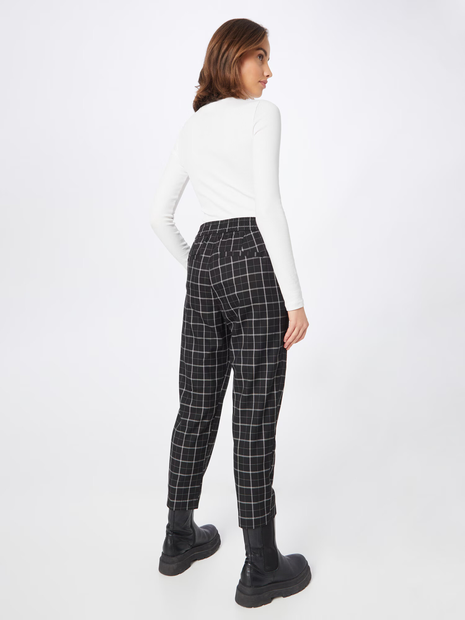 GAP Pantaloni maro deschis / gri deschis / negru - Pled.ro