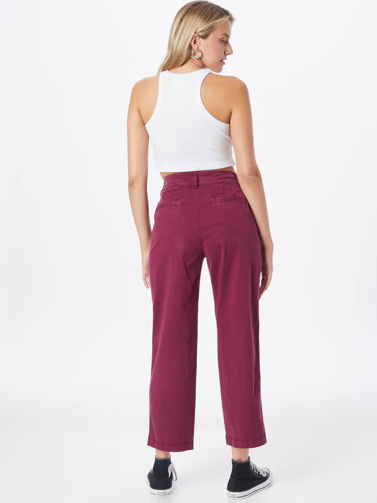 GAP Pantaloni roșu burgundy - Pled.ro