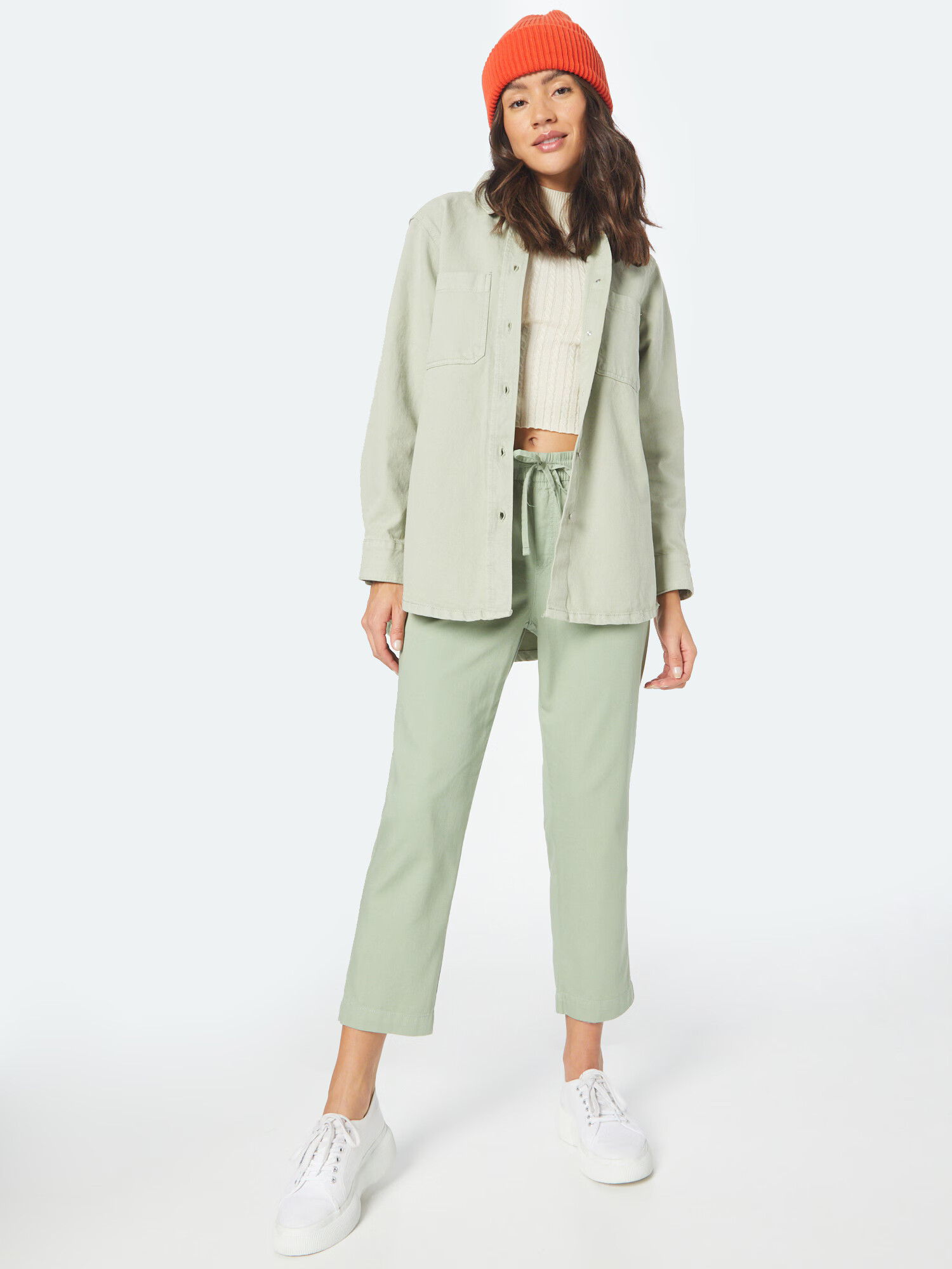 GAP Pantaloni 'SOLID' verde deschis - Pled.ro