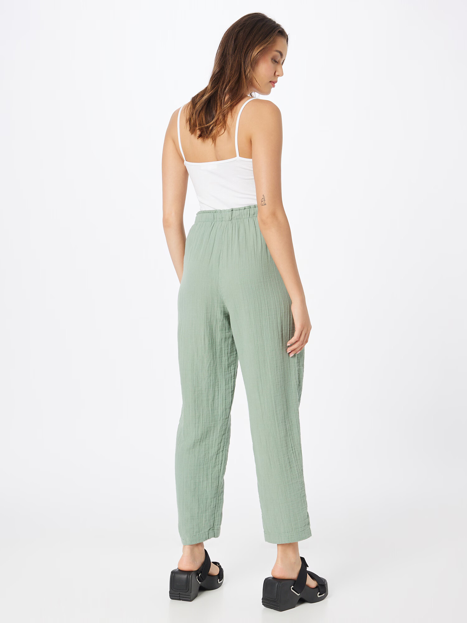 GAP Pantaloni verde pastel - Pled.ro