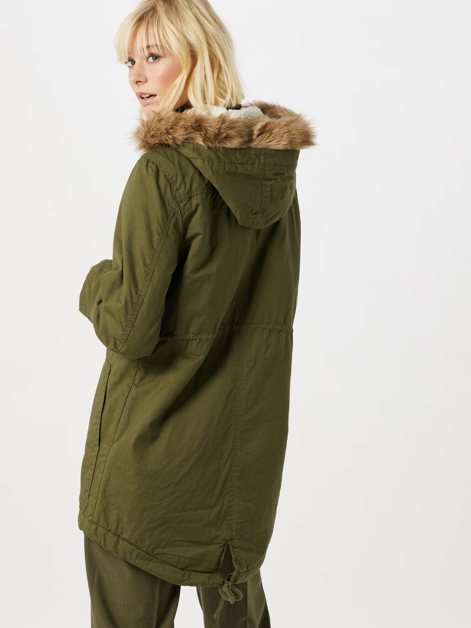 GAP Parka de primăvară-toamnă bej / verde / alb - Pled.ro