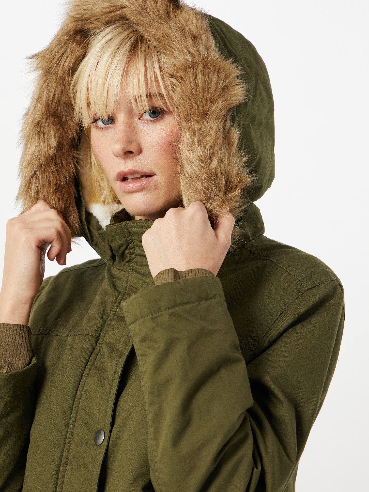 GAP Parka de primăvară-toamnă bej / verde / alb - Pled.ro