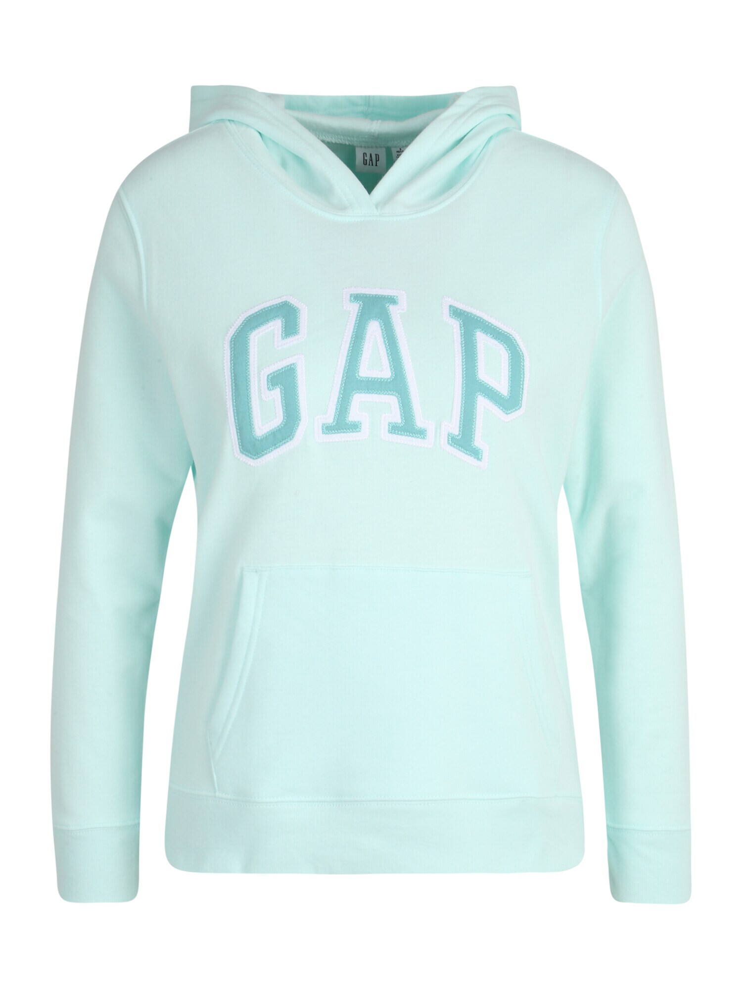 Gap Petite Bluză de molton albastru aqua / albastru deschis / alb - Pled.ro