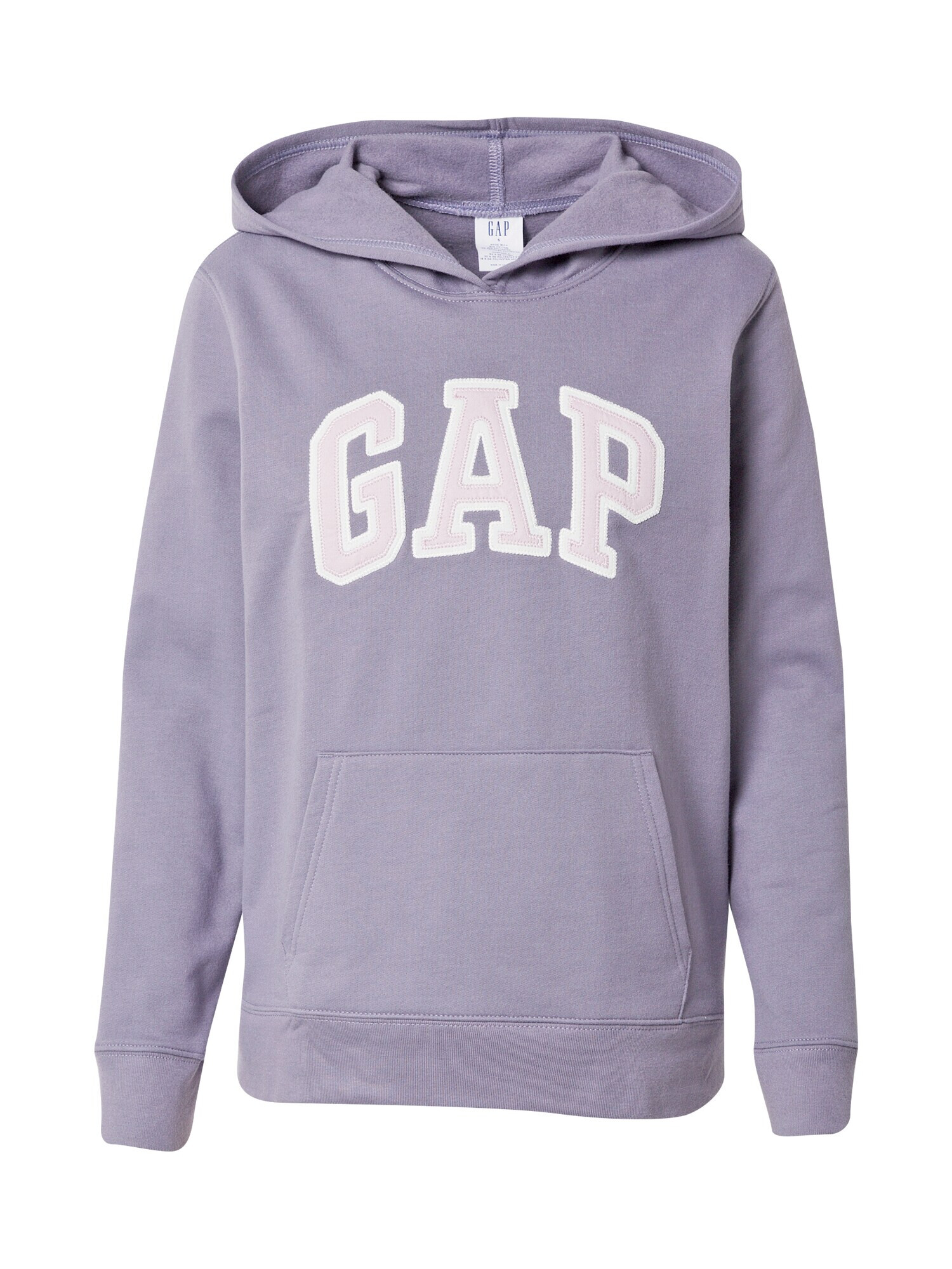 Gap Petite Bluză de molton mov pastel / mov deschis / alb - Pled.ro