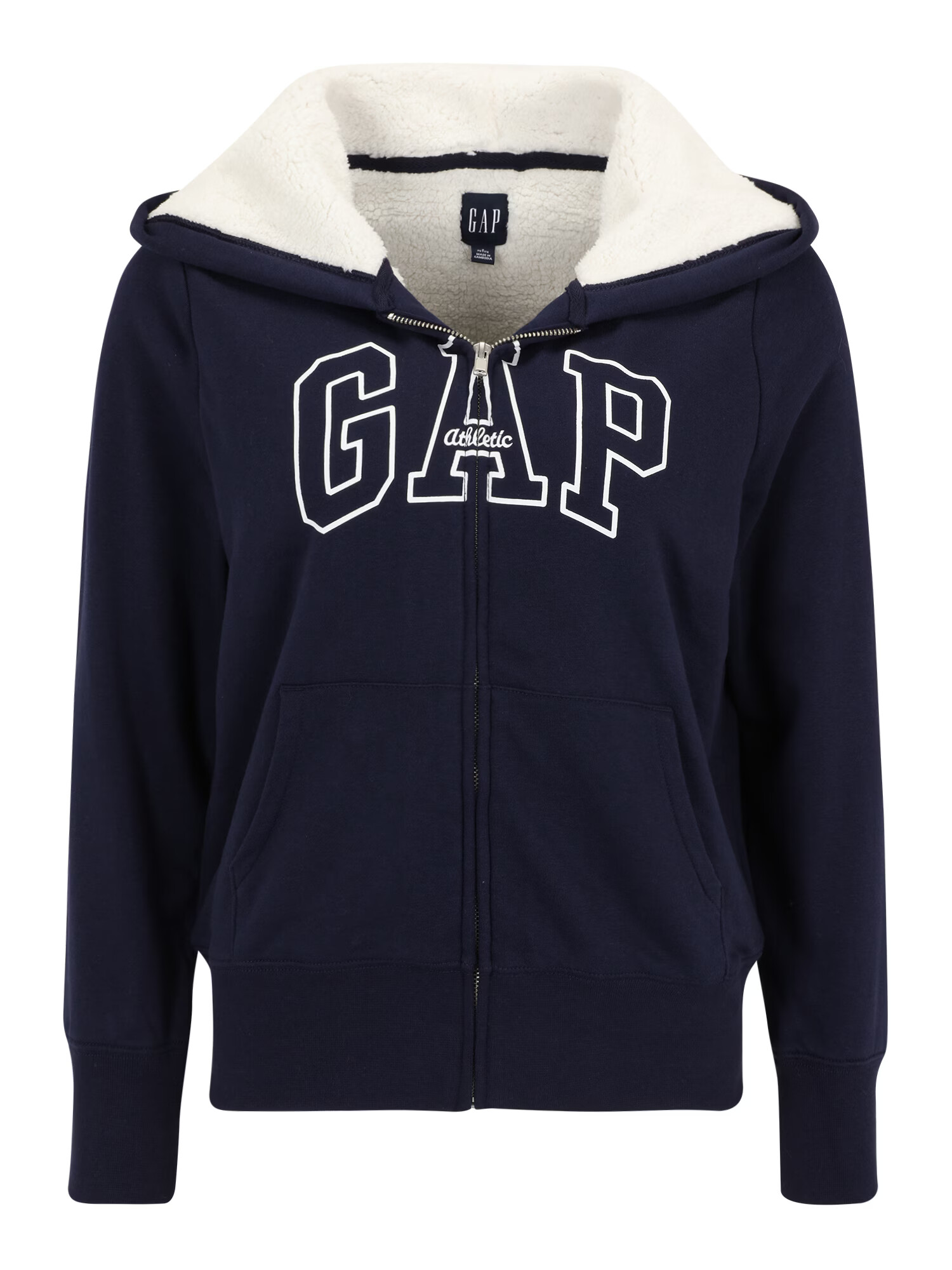 Gap Petite Hanorac bleumarin / alb - Pled.ro