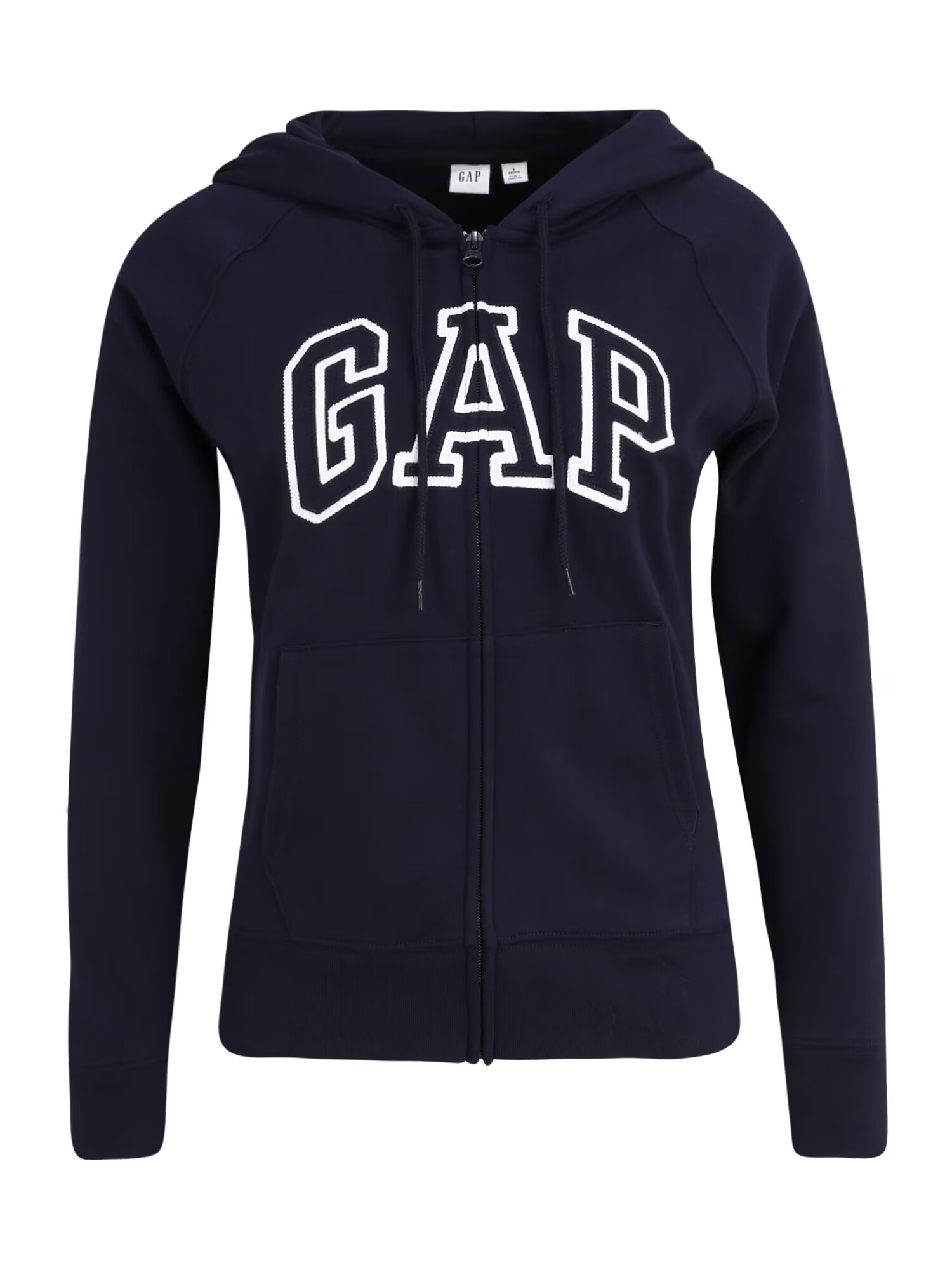 Gap Petite Hanorac bleumarin / alb - Pled.ro