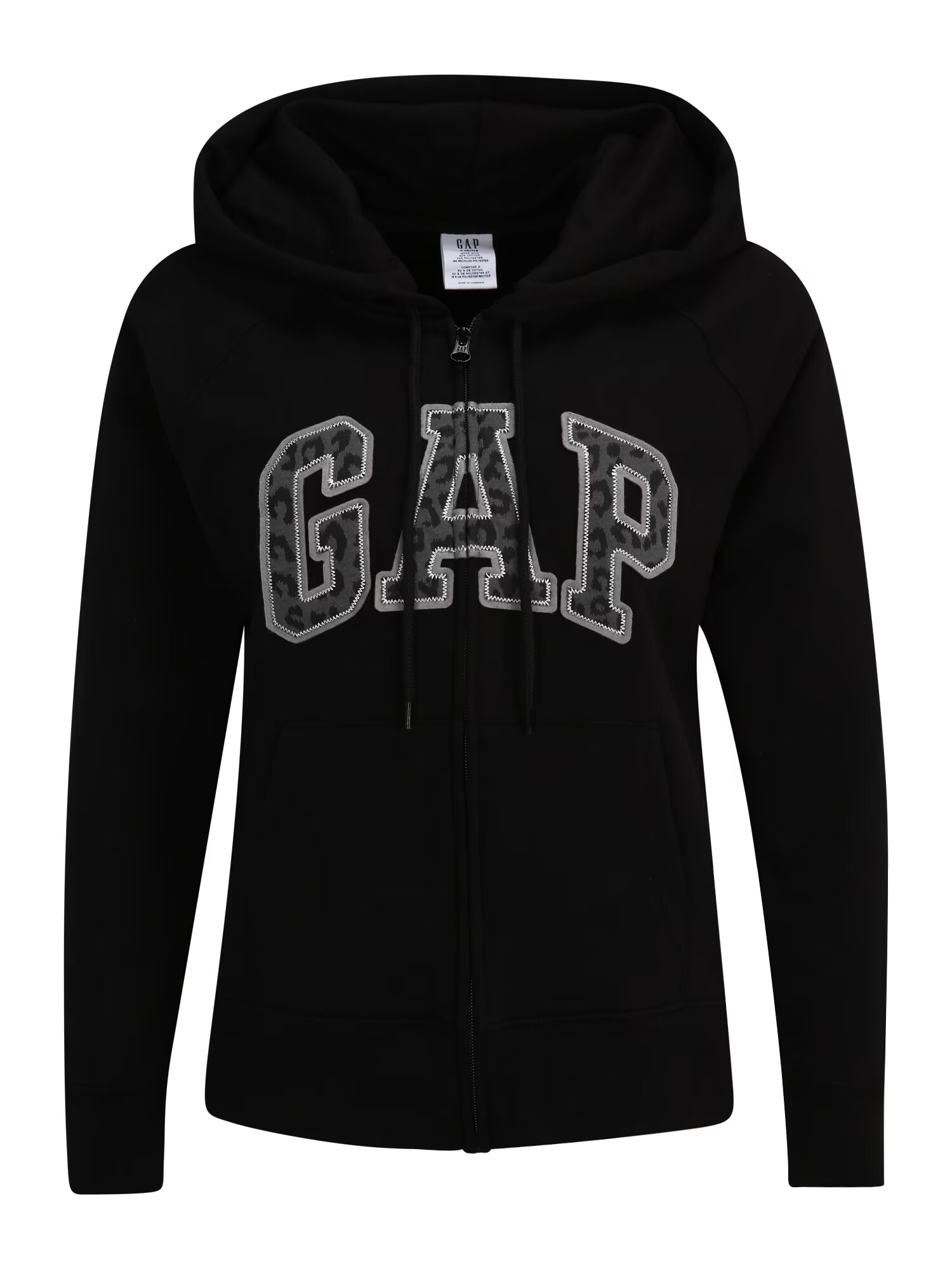 Gap Petite Hanorac gri / negru - Pled.ro